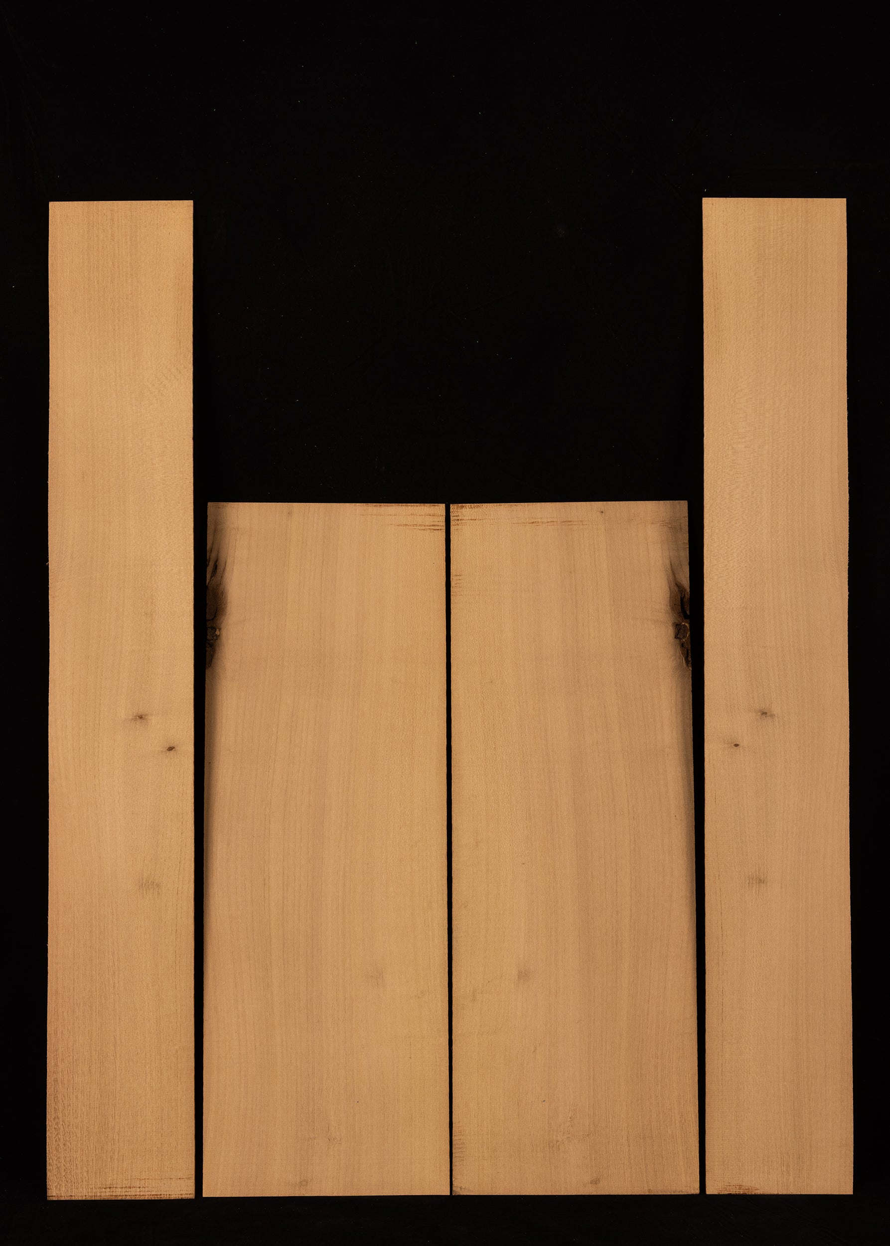 Black Locust Acoustic Guitar Back and Sides Set 33