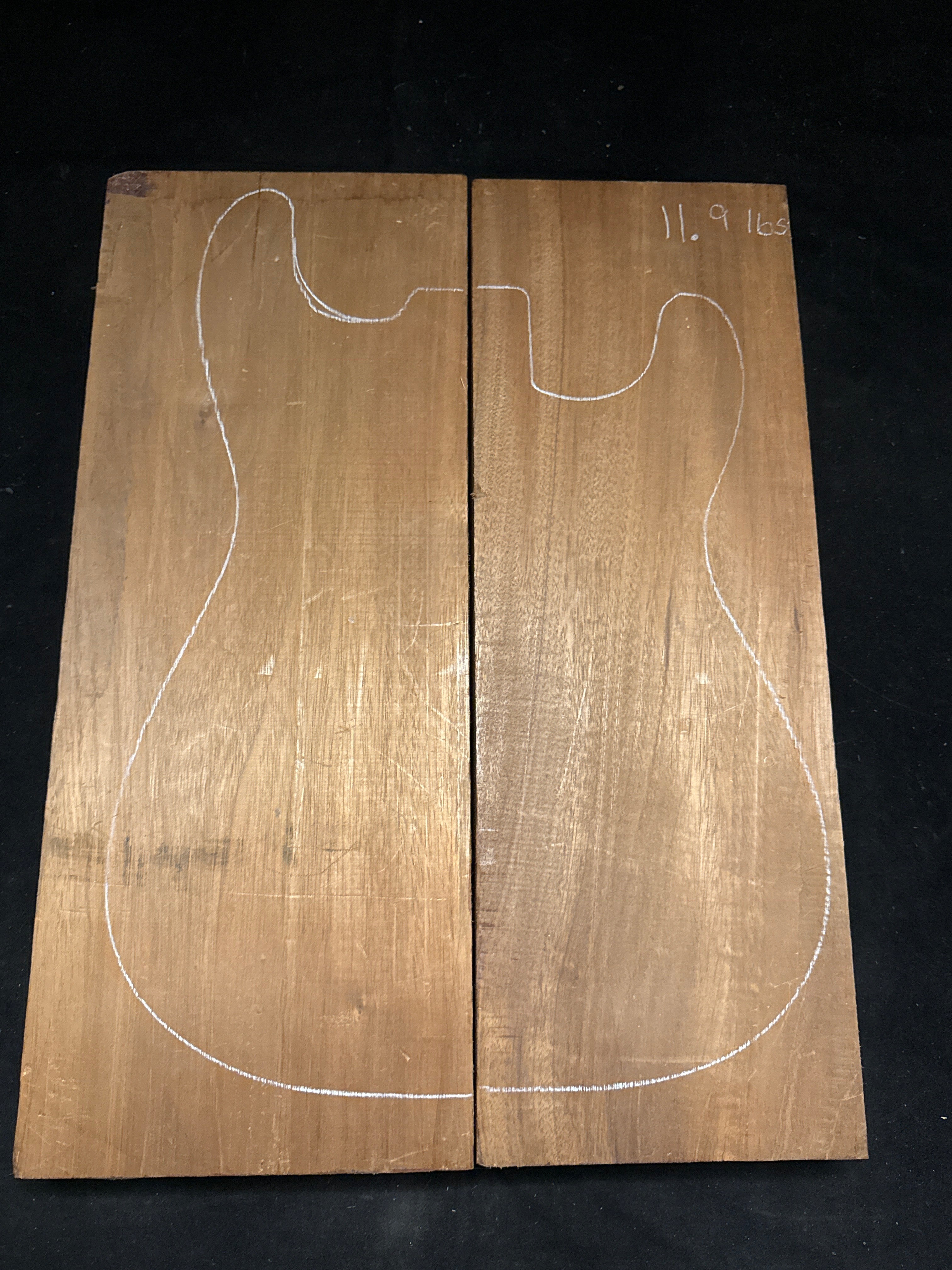 Mahogany 2-Piece Electric Guitar Body Blank 08