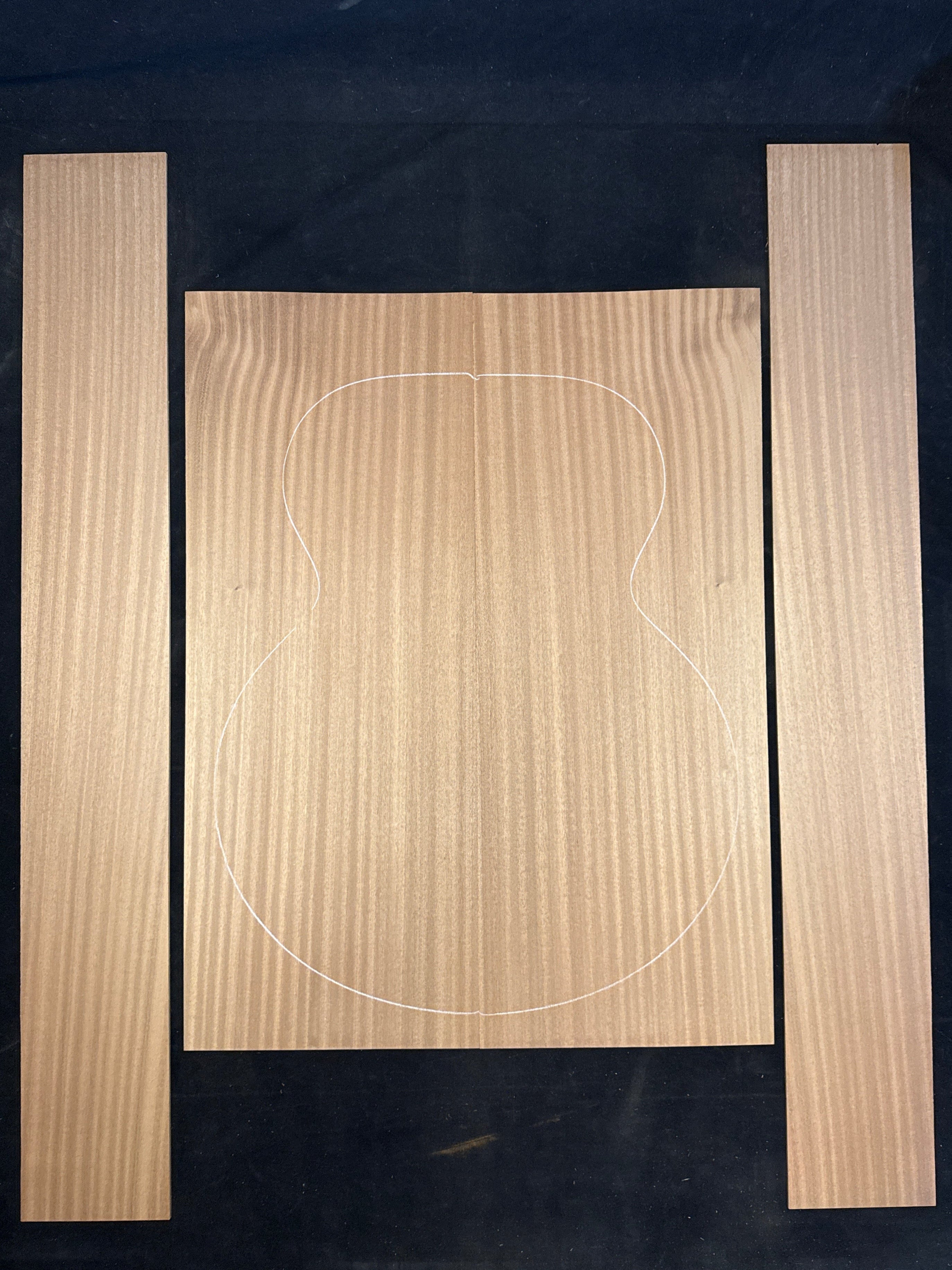 Sapele Acoustic Guitar Back and Sides Set 10