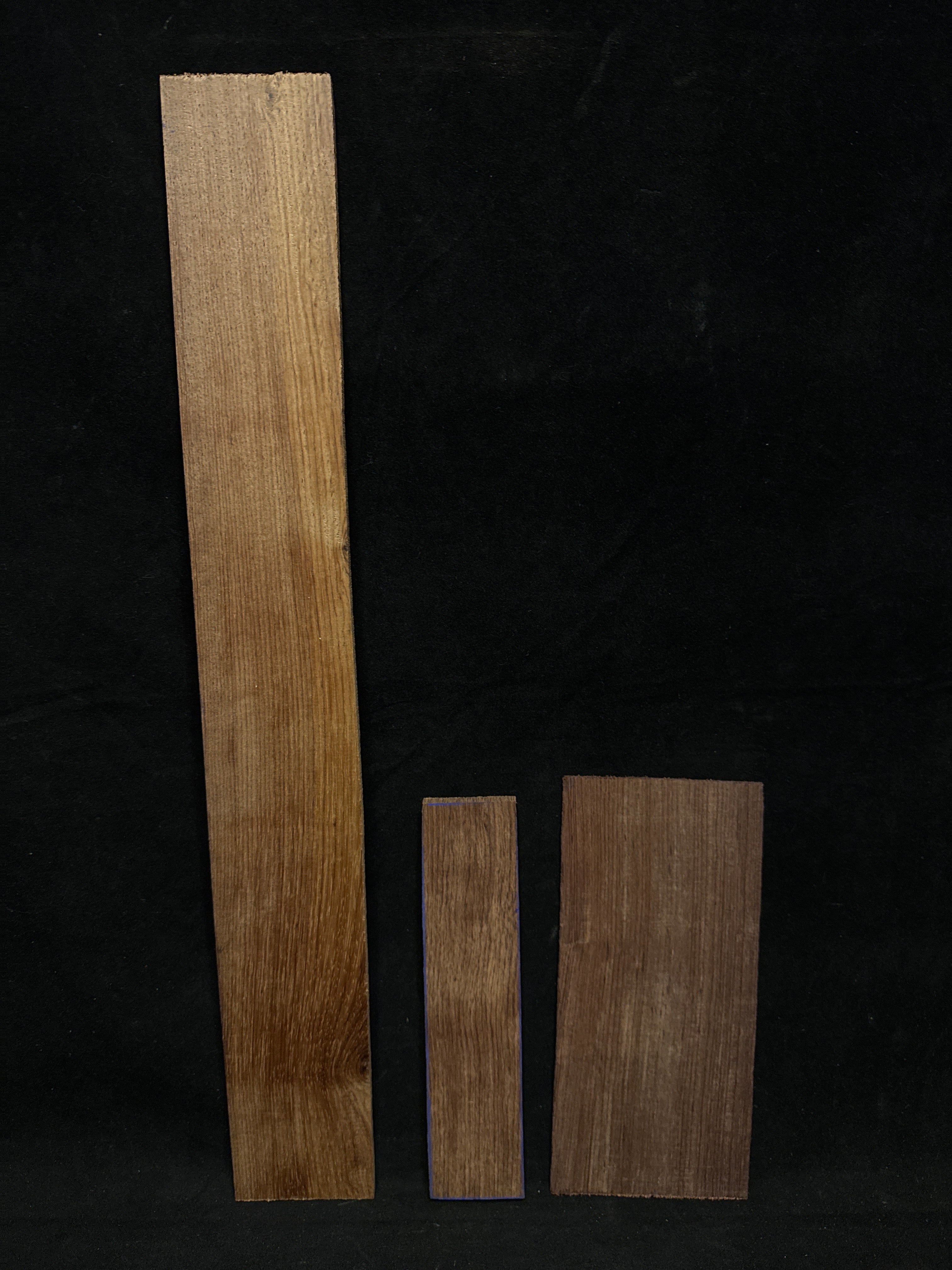 Honduran Rosewood Acoustic Guitar Fingerboard, Headplate & Bridge Bundle 01