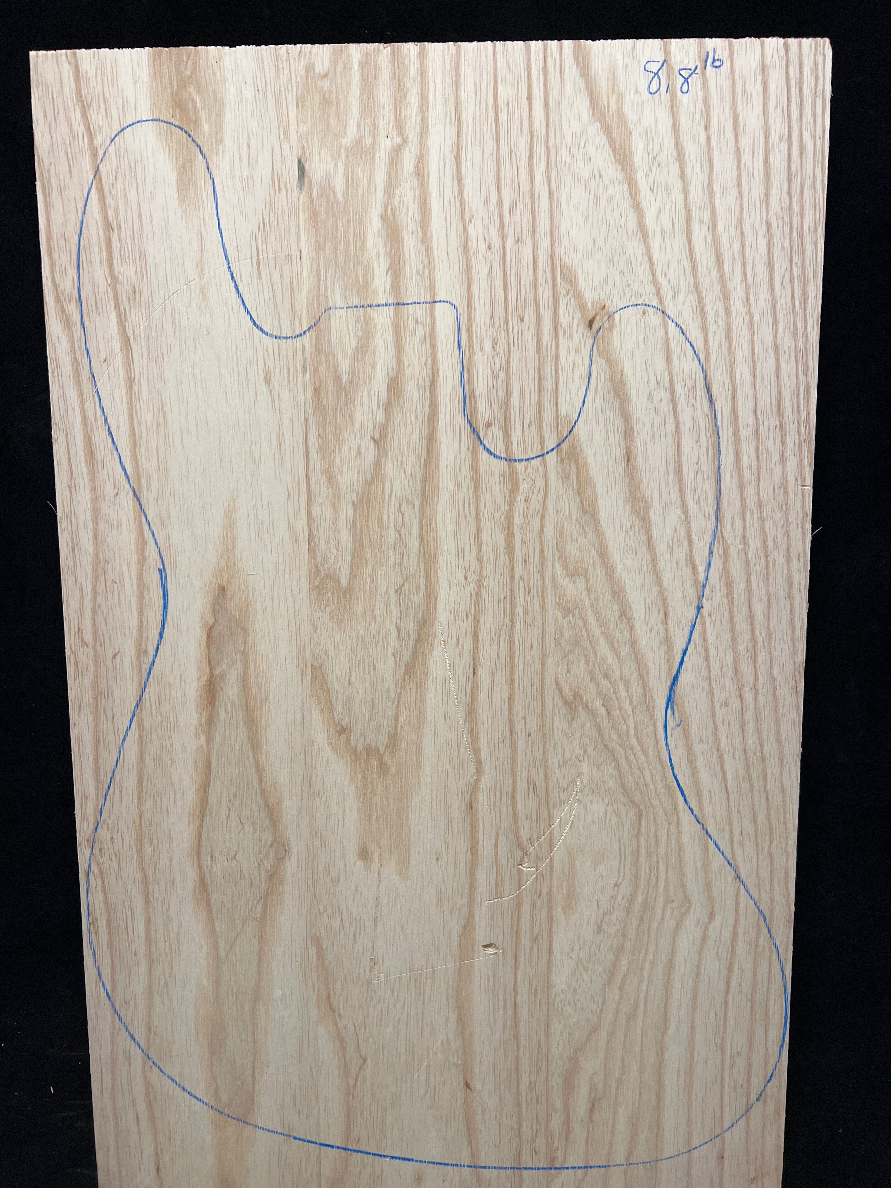 Swamp Ash 3-Piece Electric Guitar Body Blank