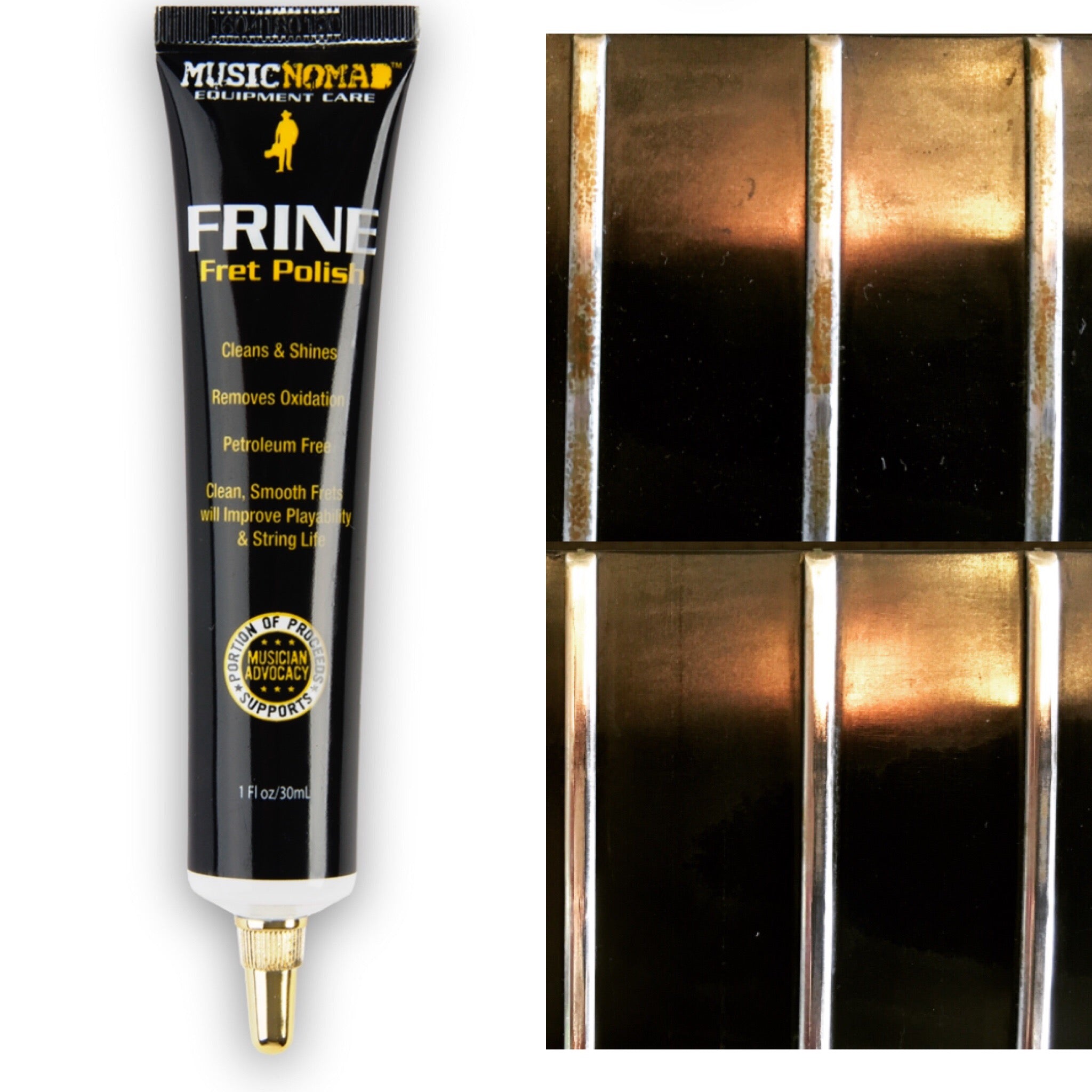 MusicNomad FRINE Fret Polish, 30 mL
