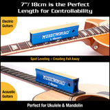 MusicNomad Fret Leveler - Leveling (L-Beam) 7" (18cm) for Guitar, Ukulele, Mandolin