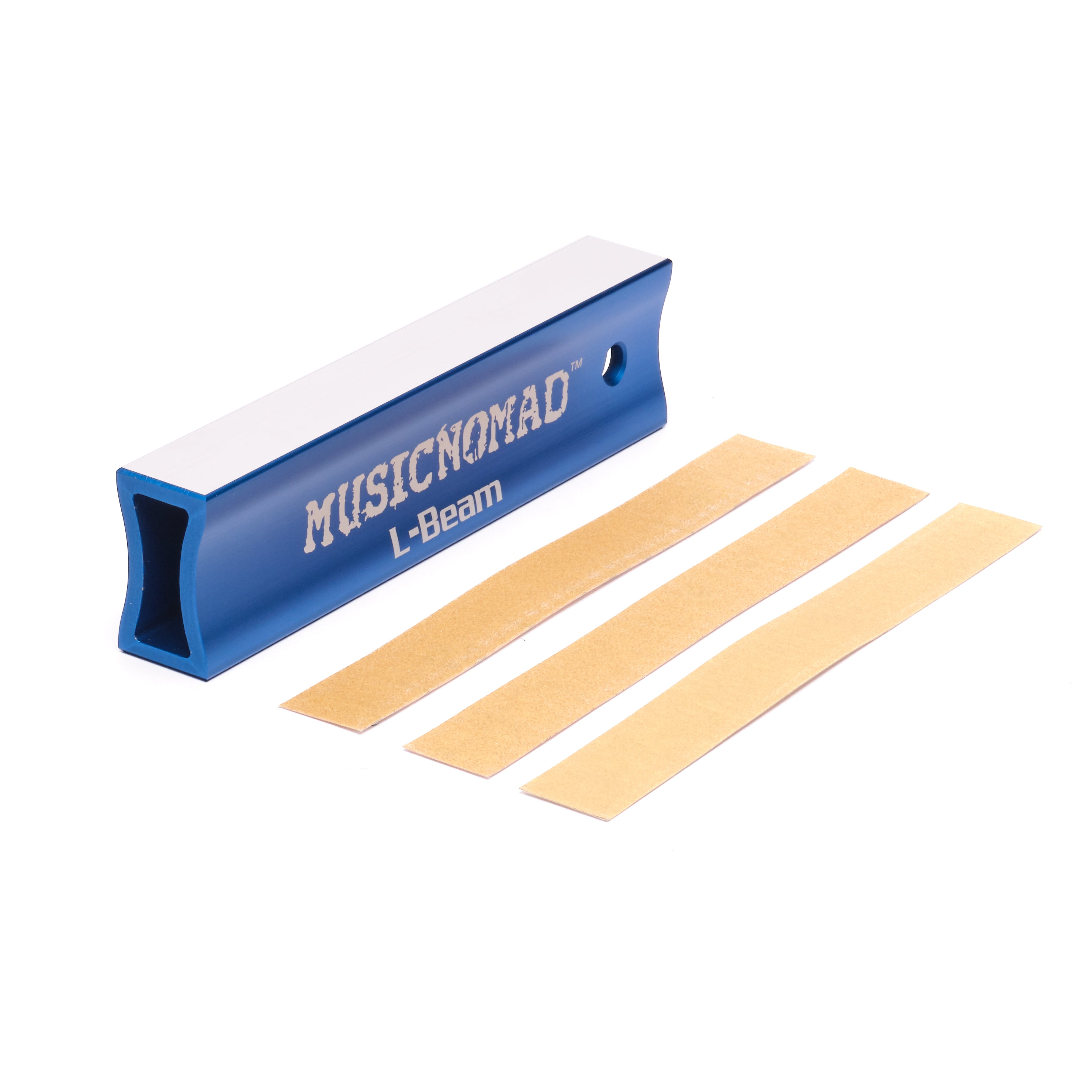 MusicNomad Fret Leveler - Leveling (L-Beam) 7" (18cm) for Guitar, Ukulele, Mandolin