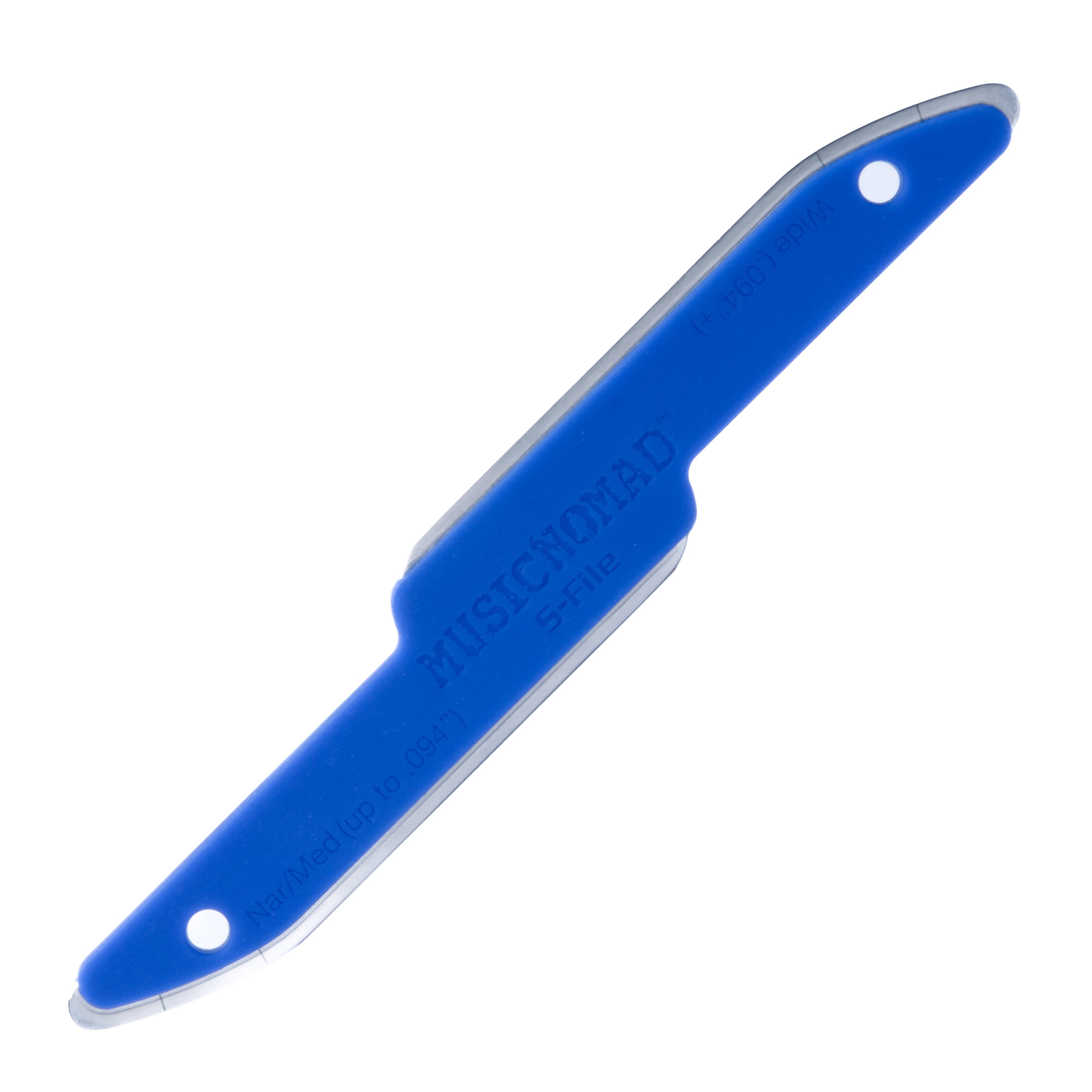 Diamond Coated, Safe Zone Guitar Fret Crowning File (S-File)