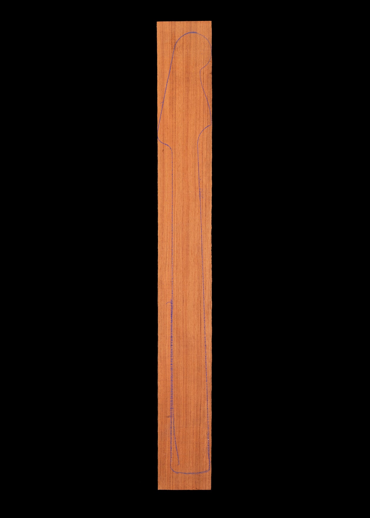 Bubinga Bass/Electric Guitar Neck Blank 11 (9904)