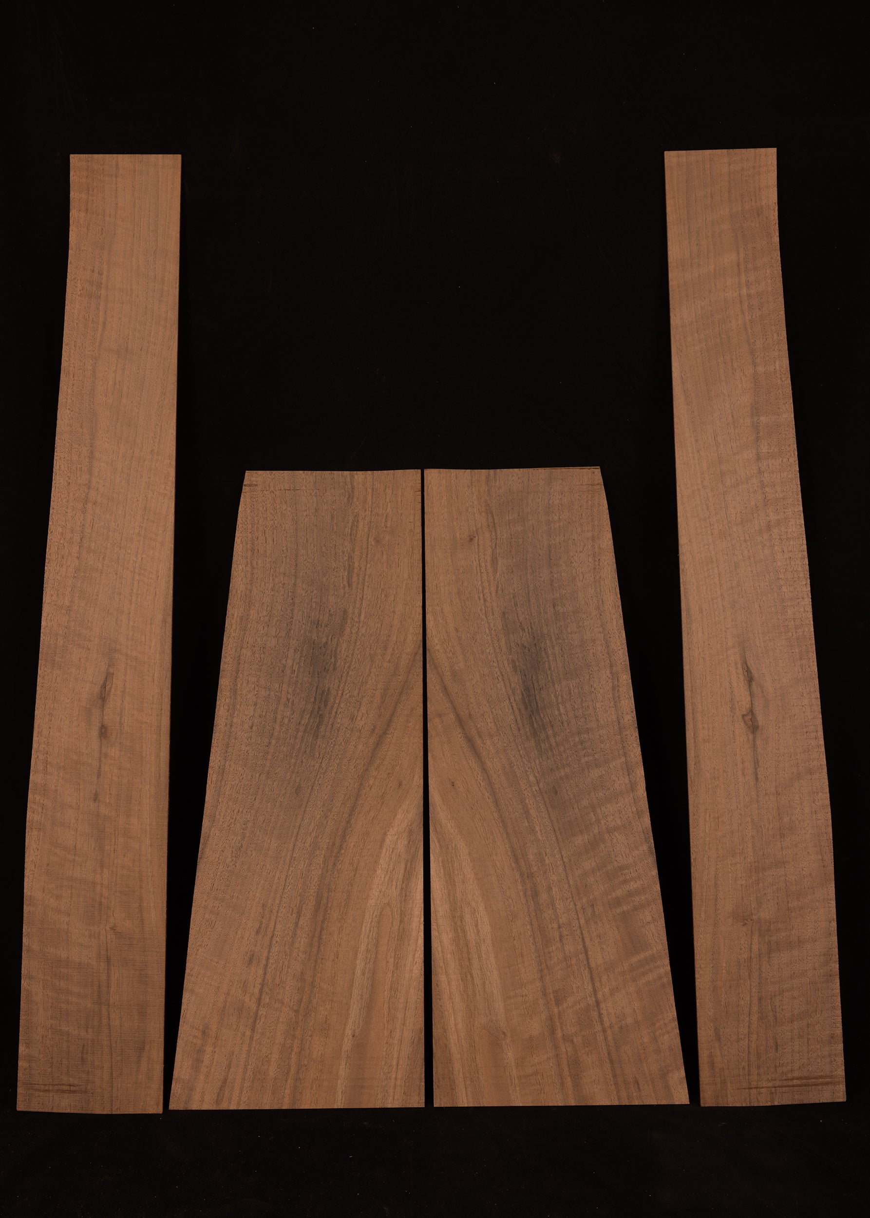 Black Walnut Acoustic Guitar Back and Sides Set 34