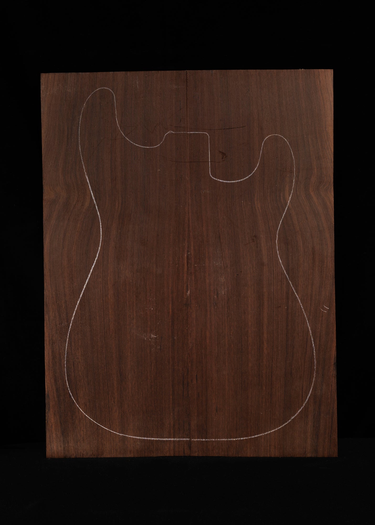 THIN Indian Rosewood GLUED Electric Guitar Laminate Top 12