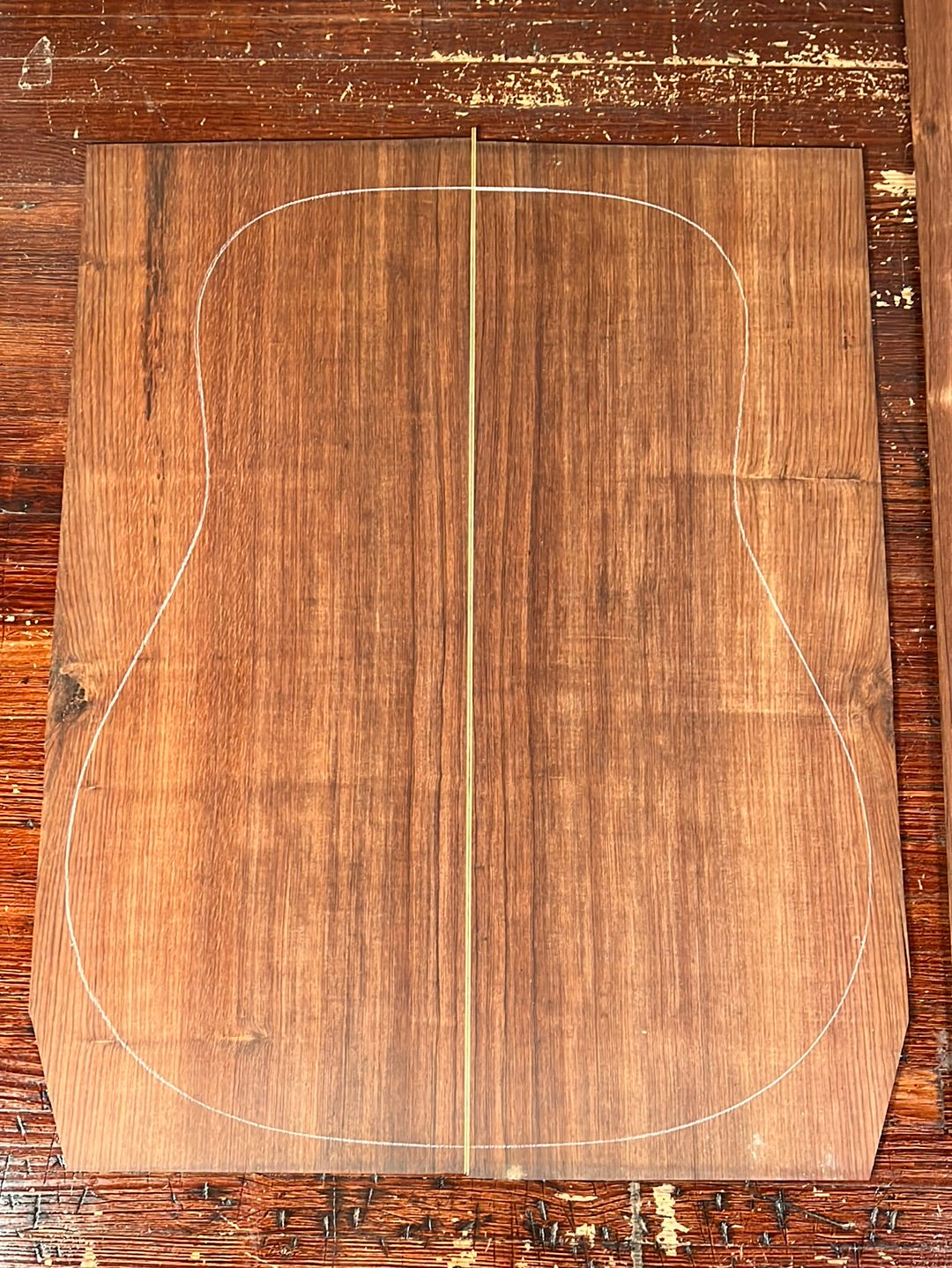 Honduran Rosewood Acoustic Guitar JOINED Back and Sides Set 3