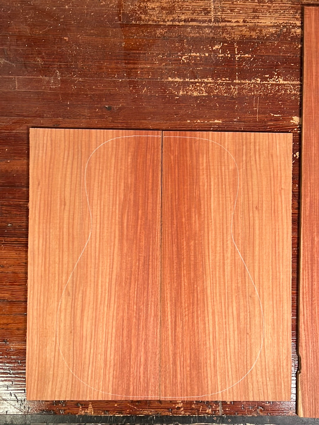 Andaman Padauk Acoustic Guitar Back and Sides Set 3