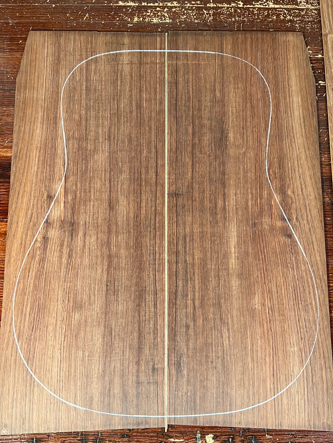 Honduran Rosewood Acoustic Guitar JOINED Back and Sides Set 9