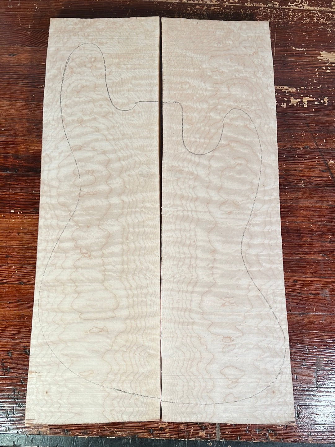 Quilted Maple Carved Top