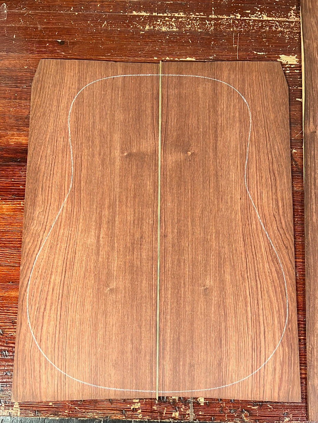Honduran Rosewood Acoustic Guitar JOINED Back and Sides Set 4