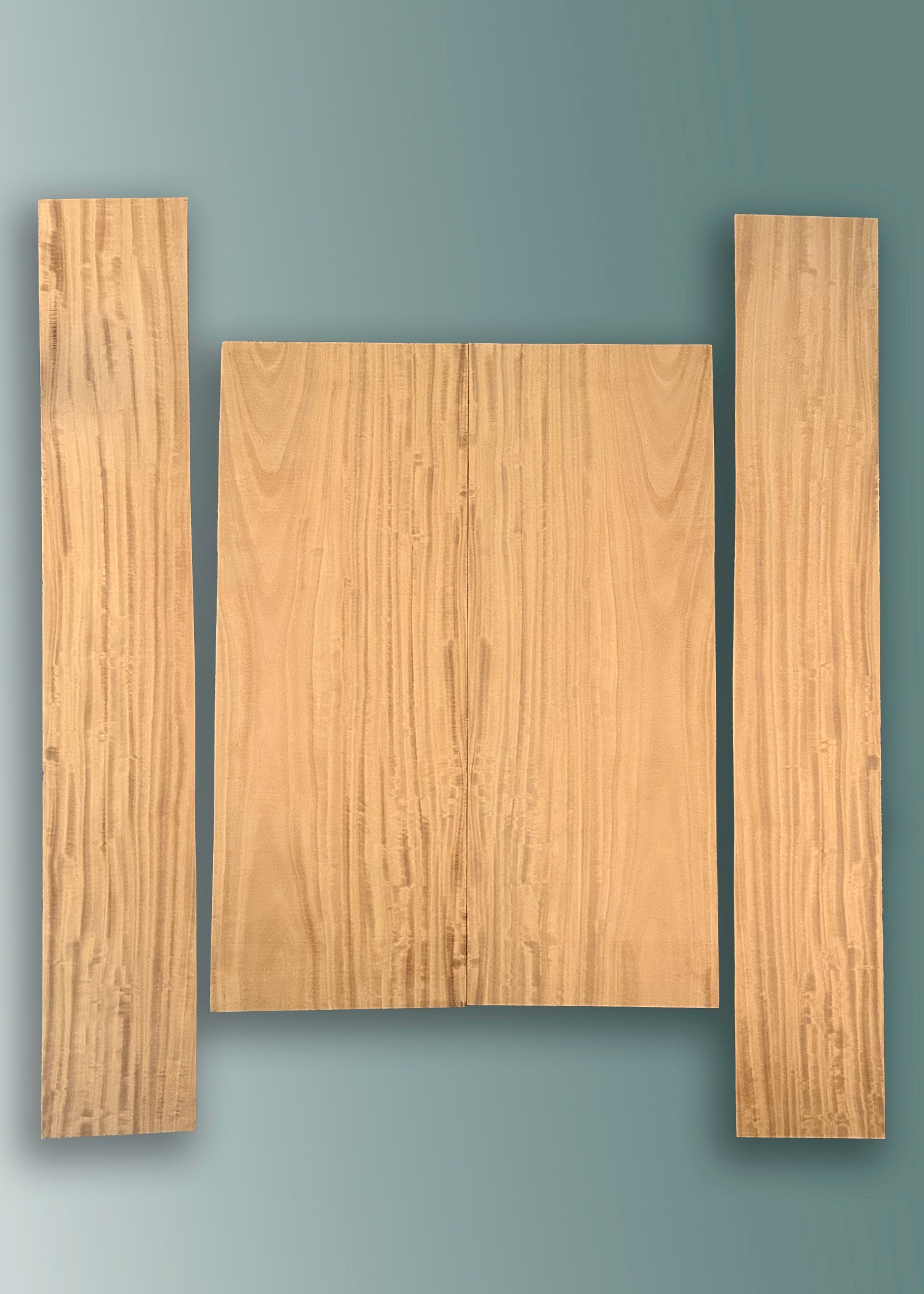 Satin Wood Acoustic Guitar Back and Sides Set 4