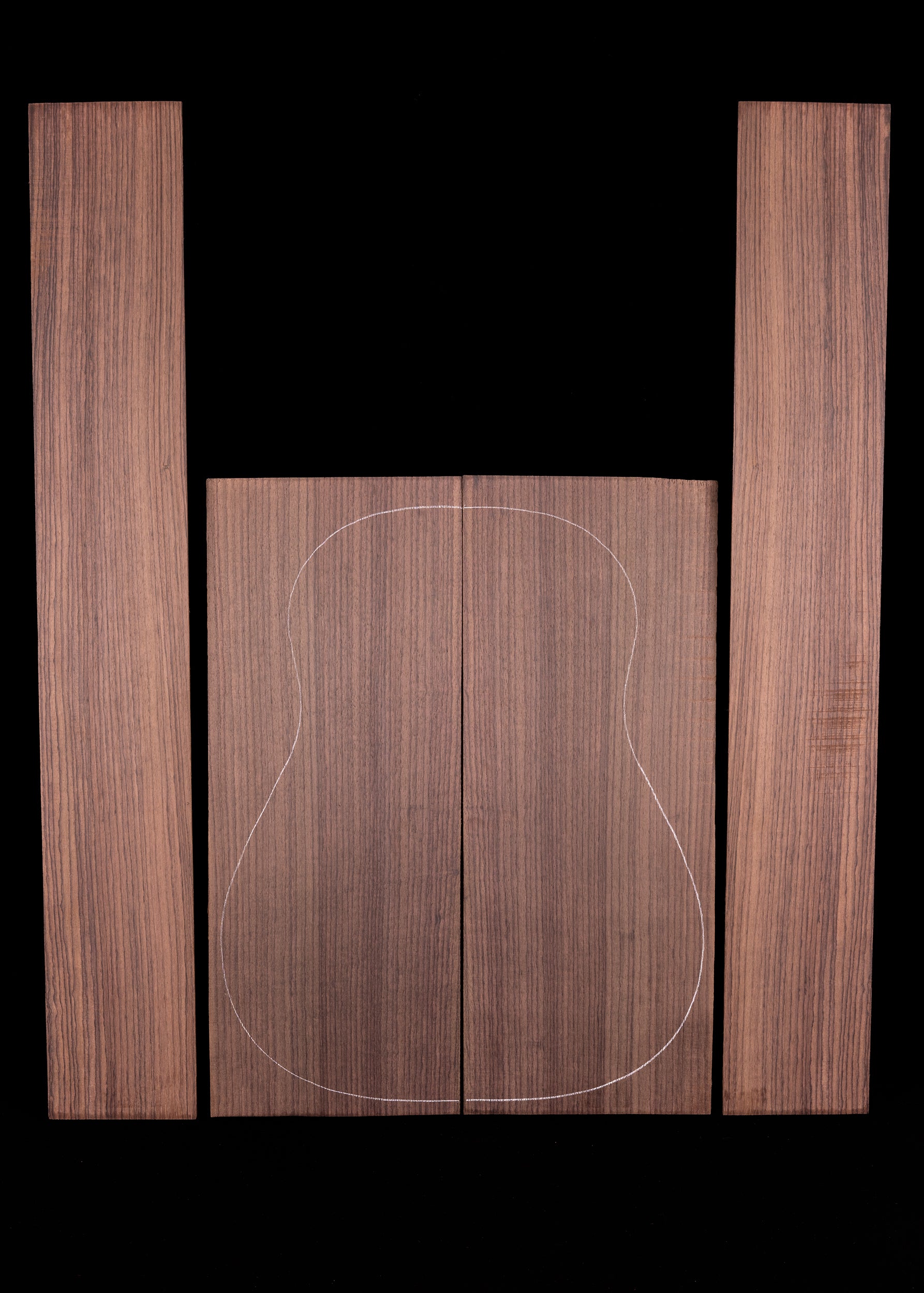 Indian Rosewood Acoustic Guitar Back and Sides Set 112