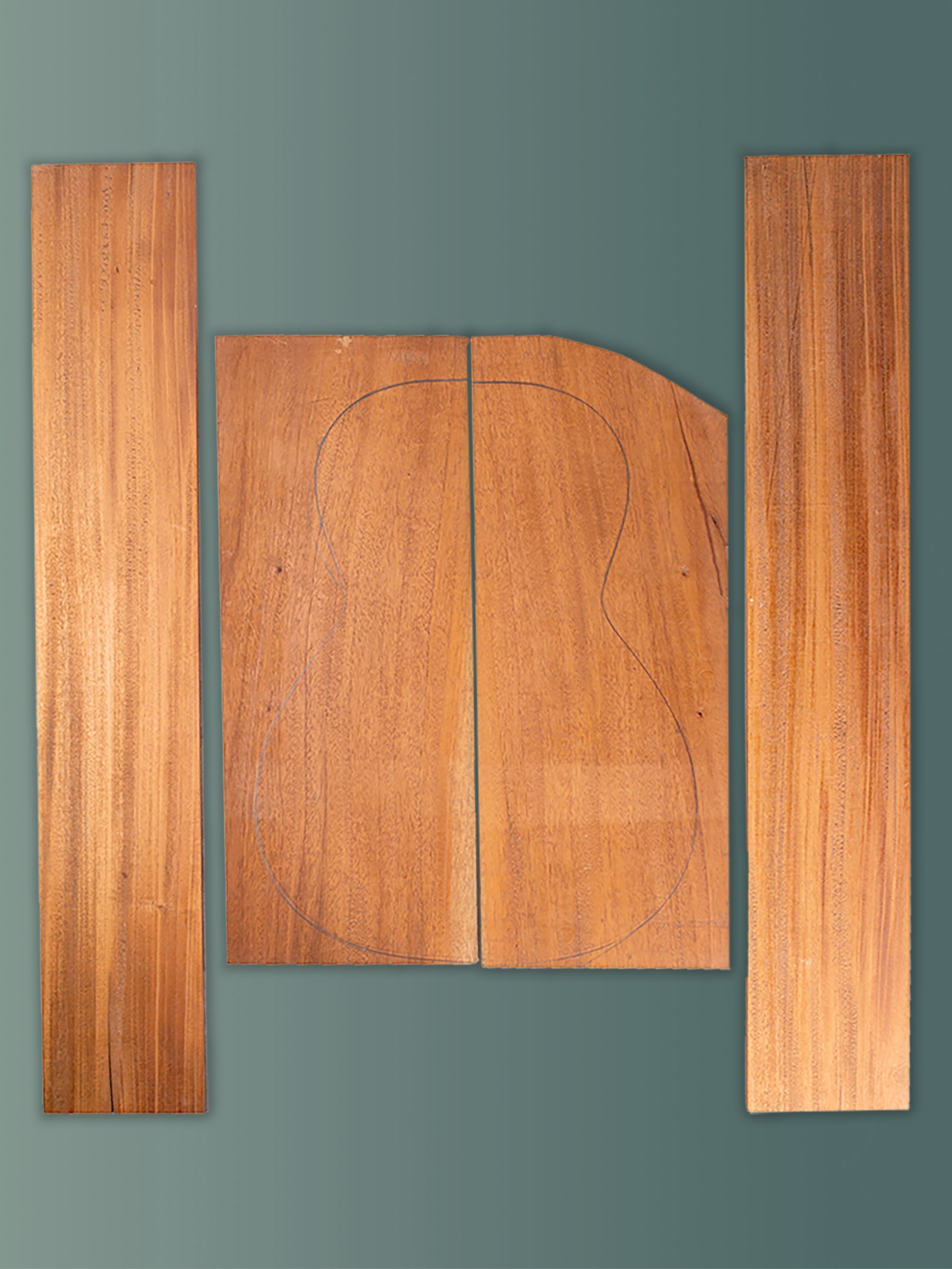 OLD Mahogany Acoustic Guitar Back and Sides Set #801