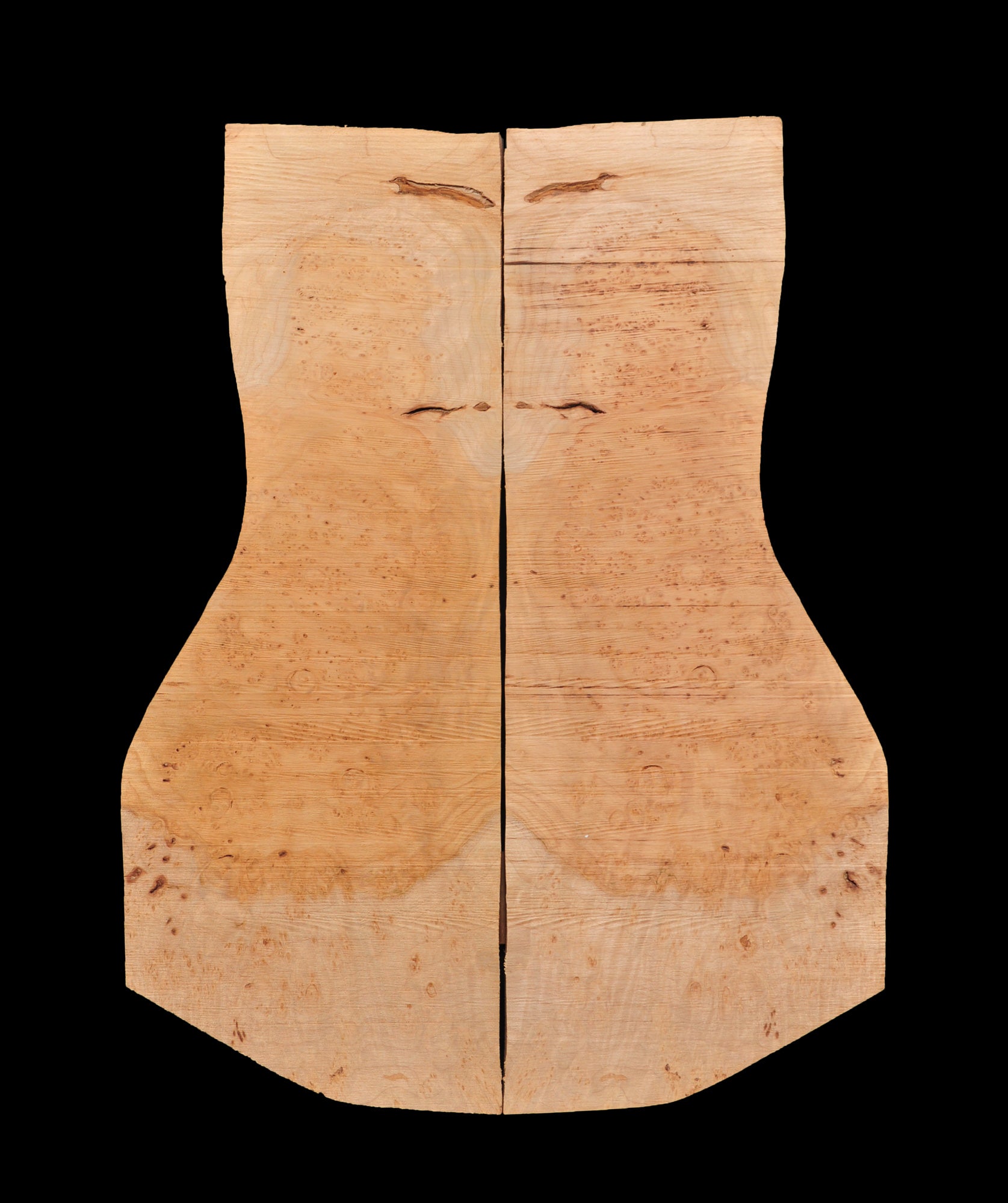 Burl Maple Carved Top