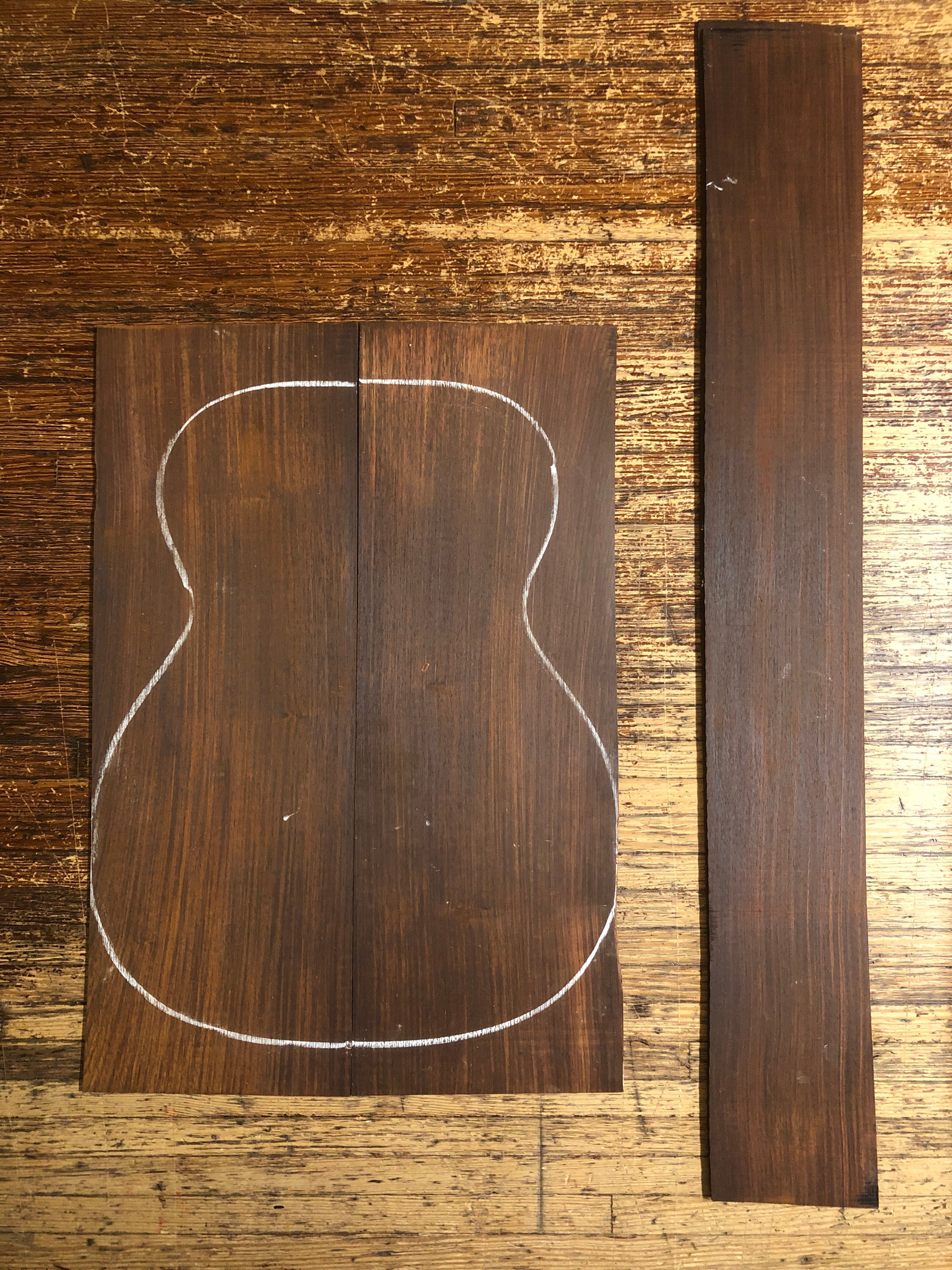 Cocobolo Acoustic Guitar Back & Sides Set 06
