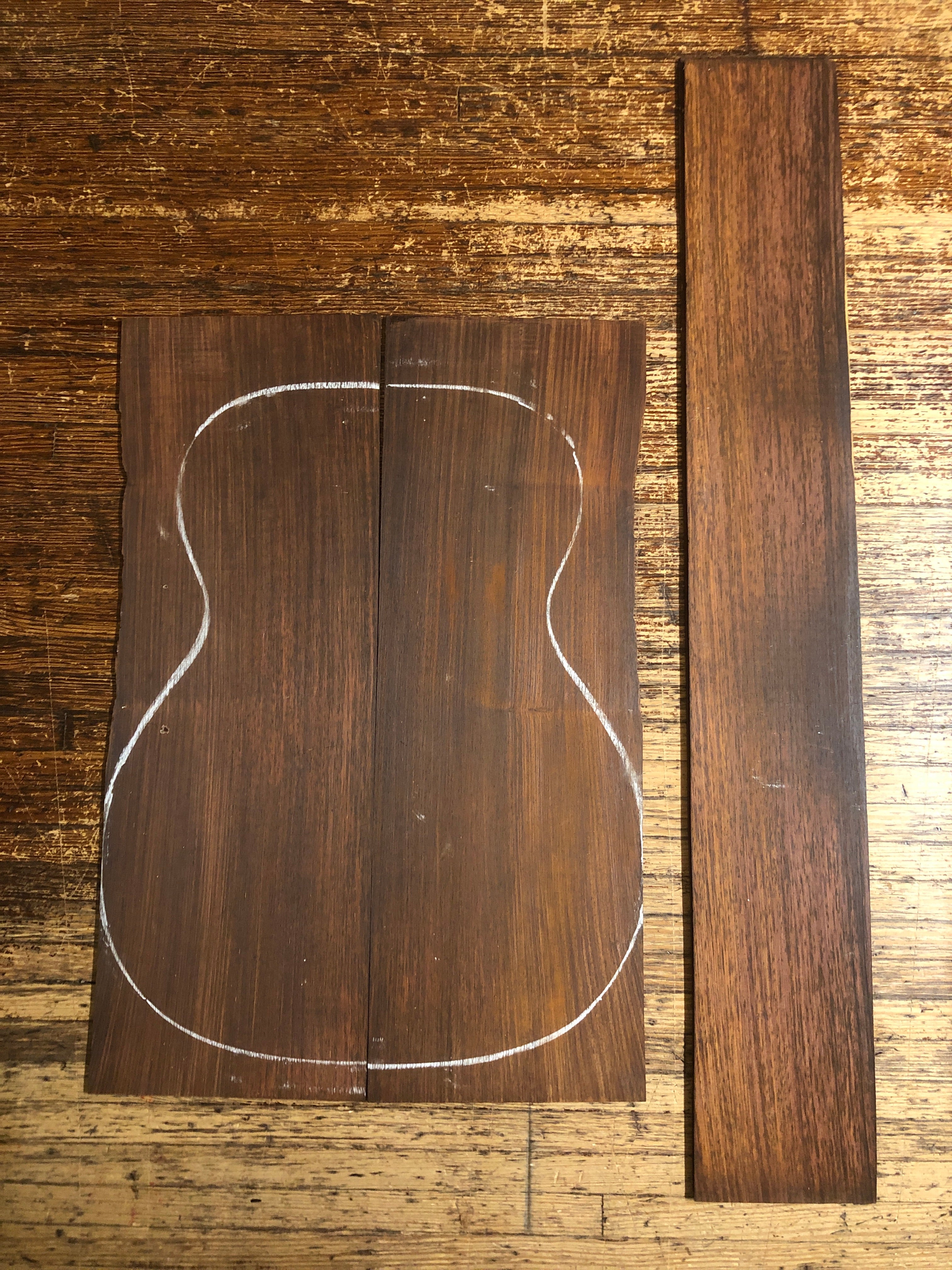 Cocobolo Acoustic Guitar Back & Sides Set 08