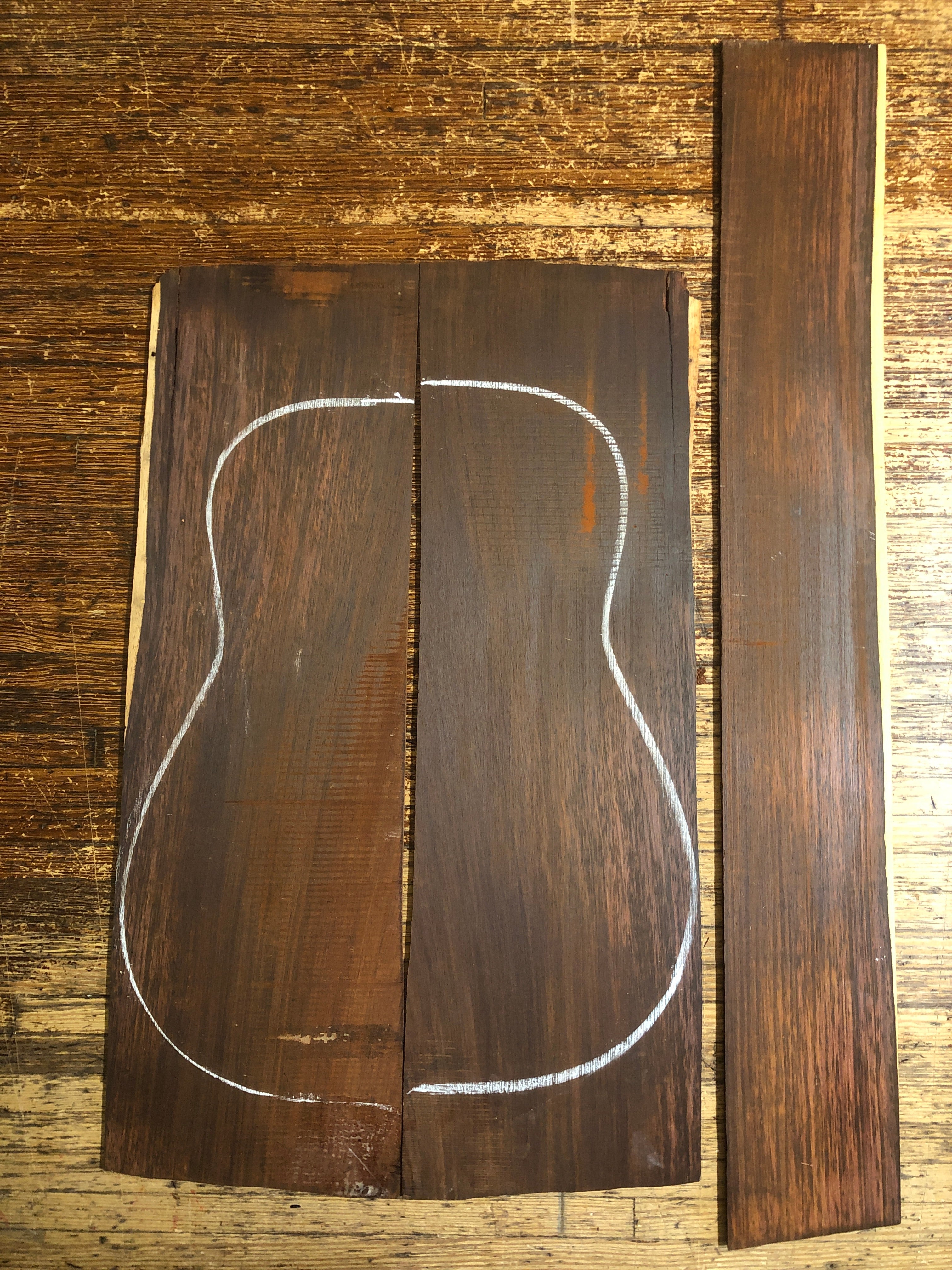 Cocobolo Acoustic Guitar Back & Sides Set 09
