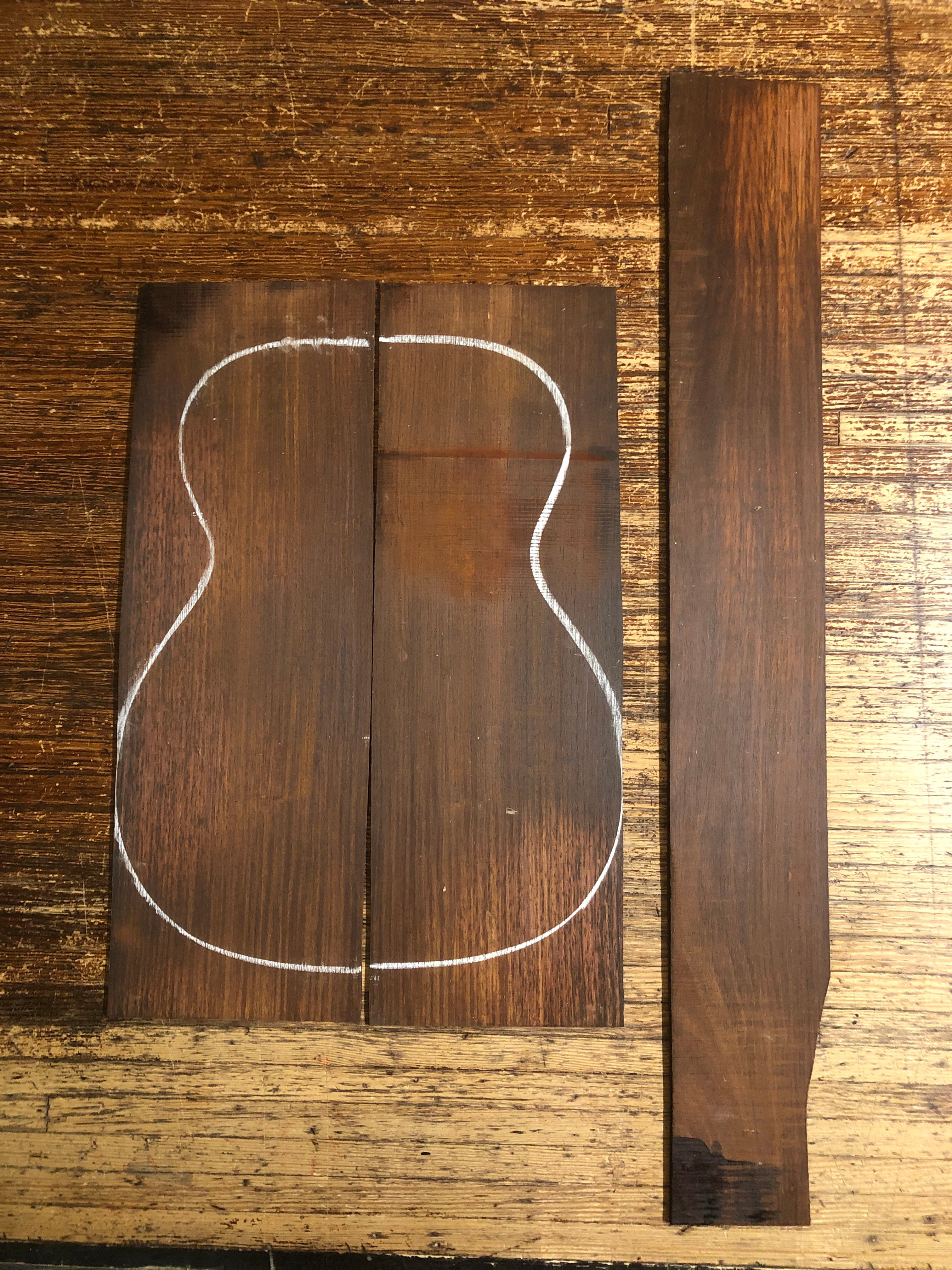Cocobolo Acoustic Guitar Back & Sides Set 18 - Old Stock