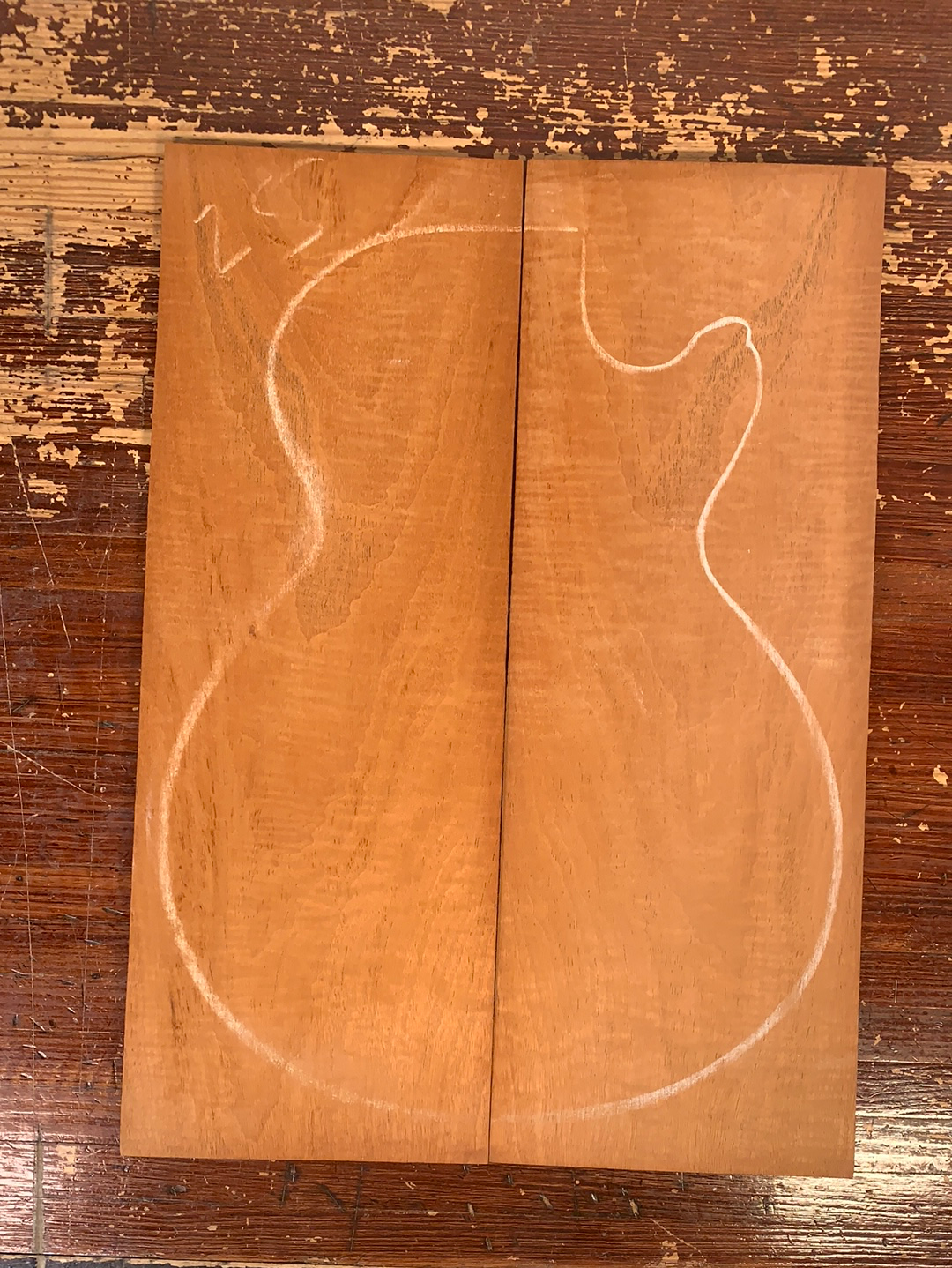 Figured Mahogany Drop Top