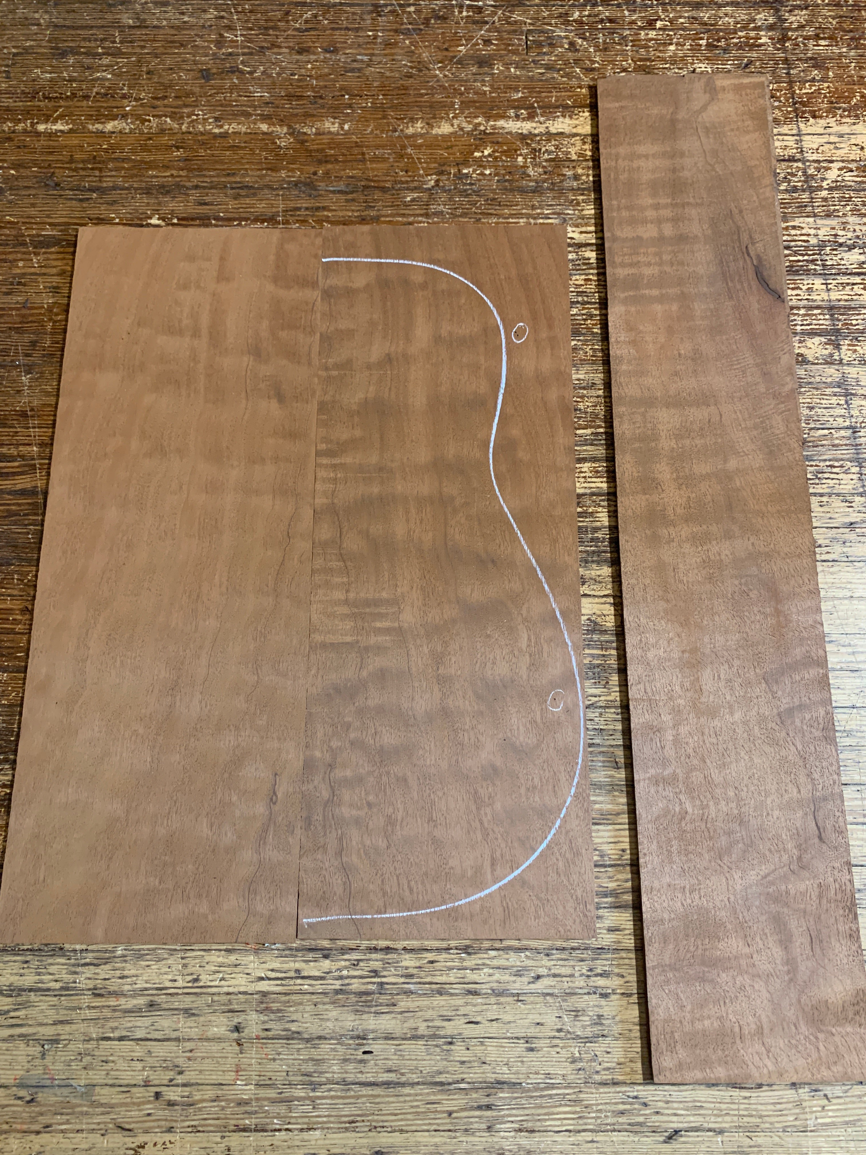 “The Tree” quilted Mahogany Dread Set