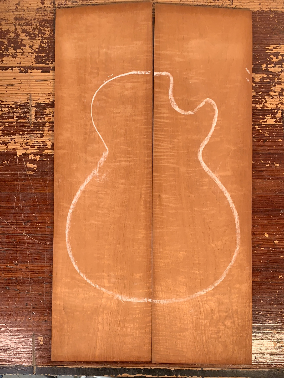Figured Mahogany Drop Top