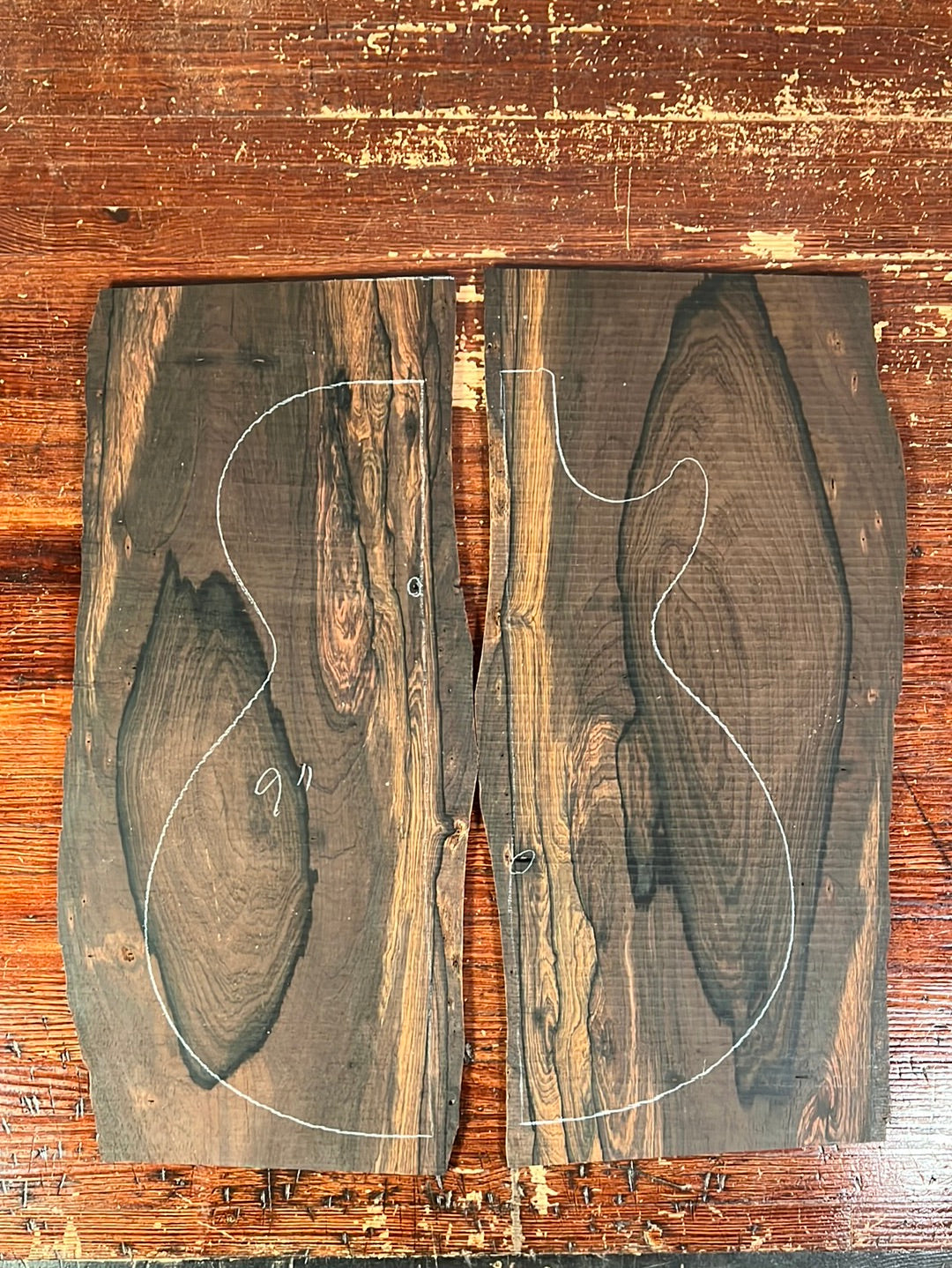 Brazilian Rosewood Electric Guitar Drop Top