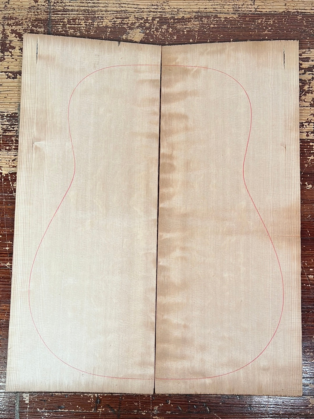 Old Sitka Bearclaw Acoustic Guitar Top 004