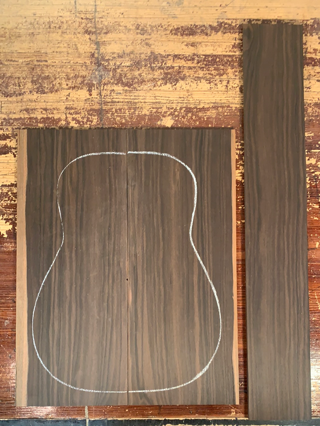 Macassar Ebony Acoustic Guitar Back and Sides Set 6