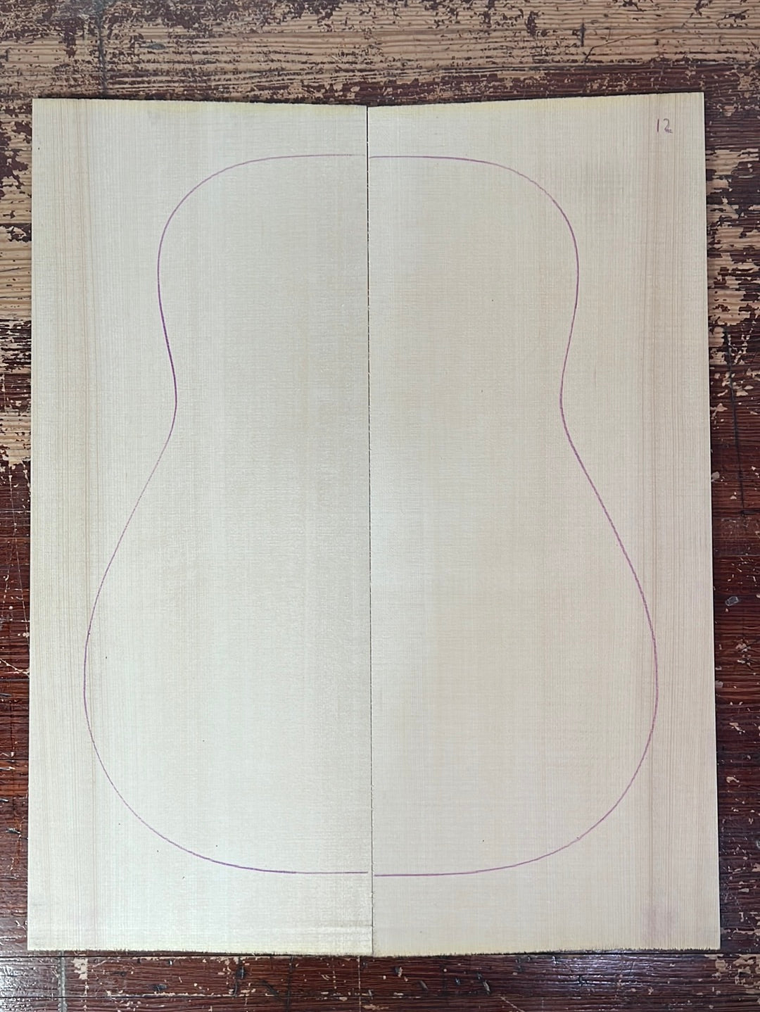 Alaskan Yellow Cedar Acoustic Guitar Top 3A