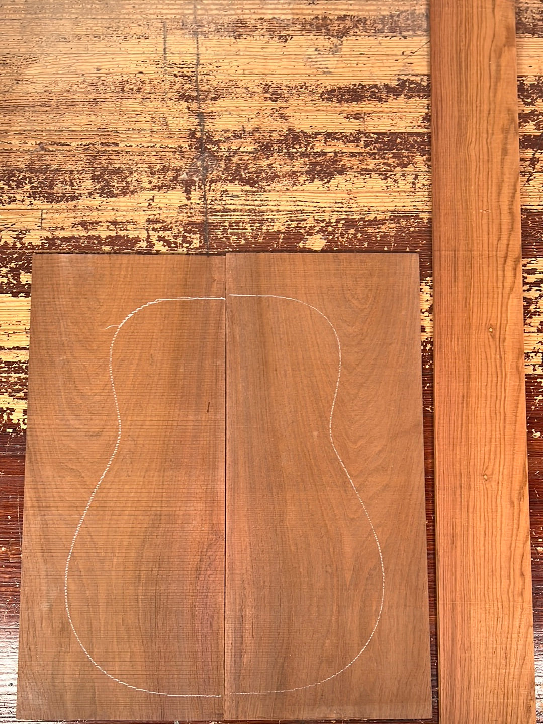 Panama Rosewood Acoustic Guitar Back and Sides Set 002