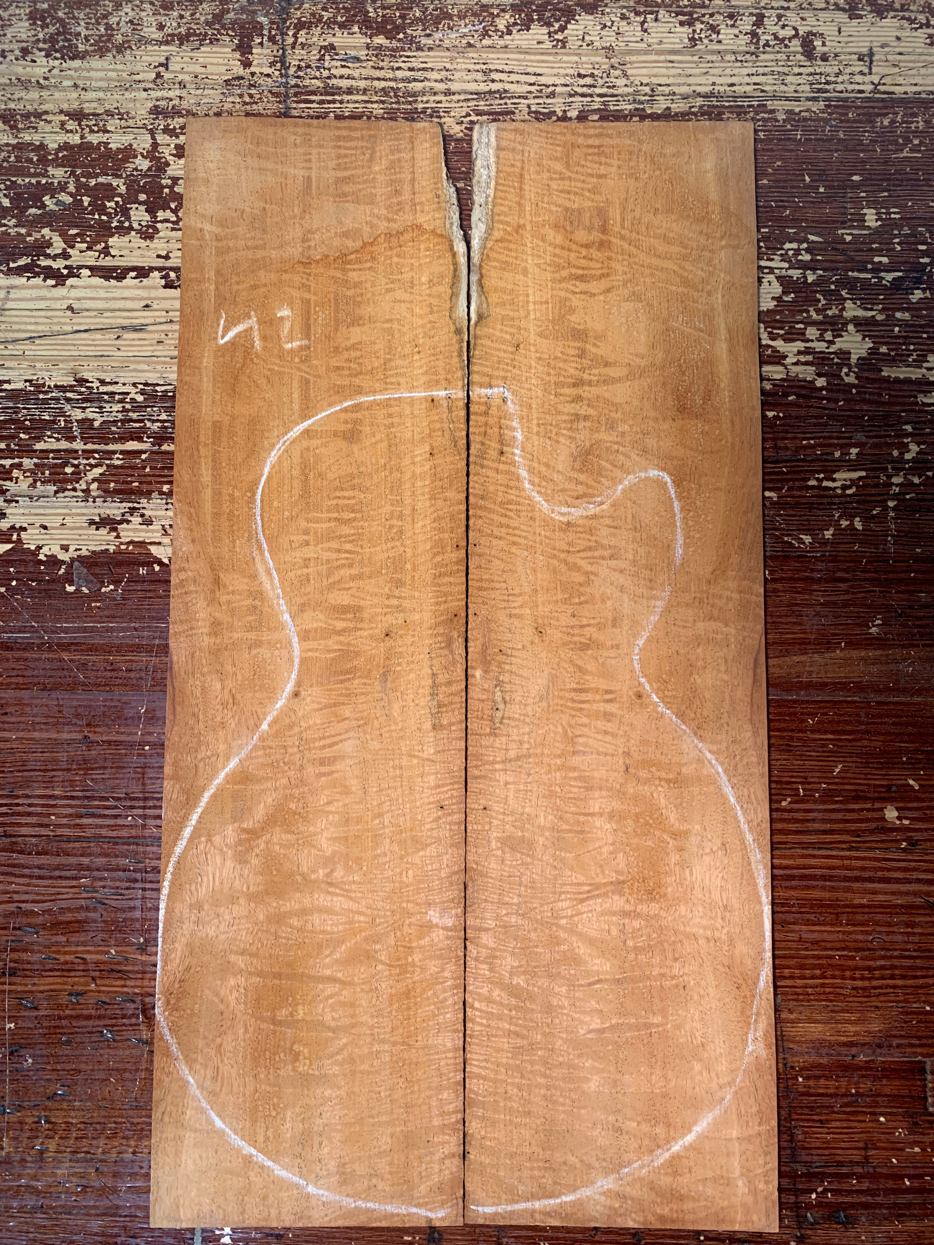 Figured Mahogany Drop Top