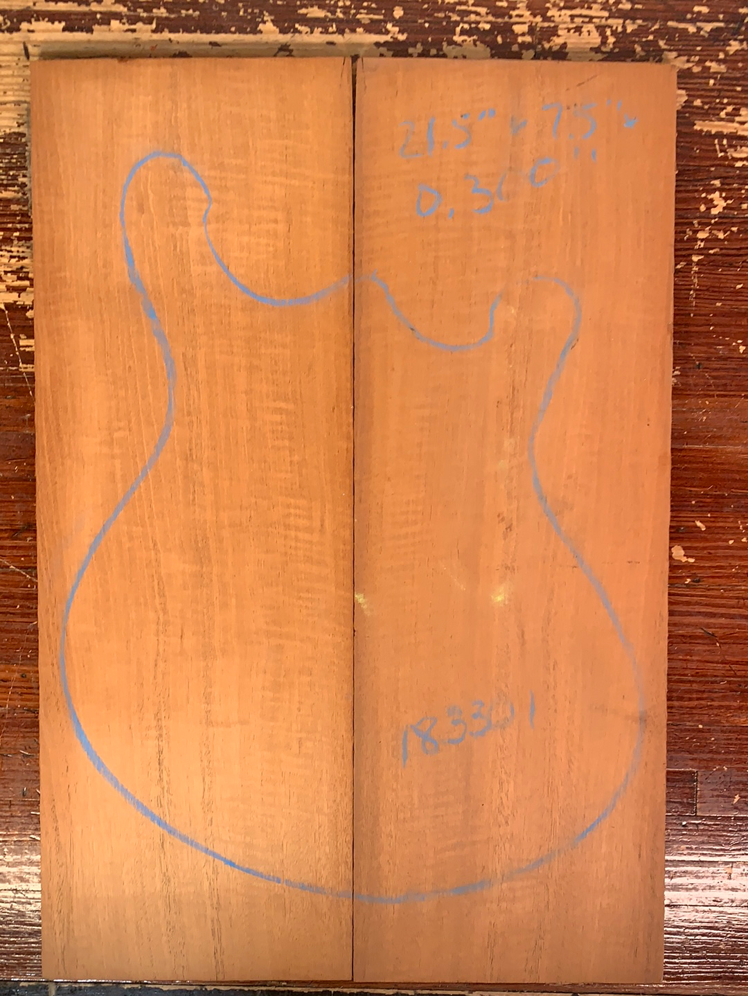 Figured Mahogany Drop Top