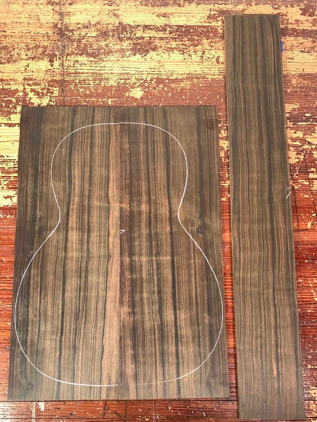 Malaysian Blackwood Acoustic Guitar Back and Sides Set 6