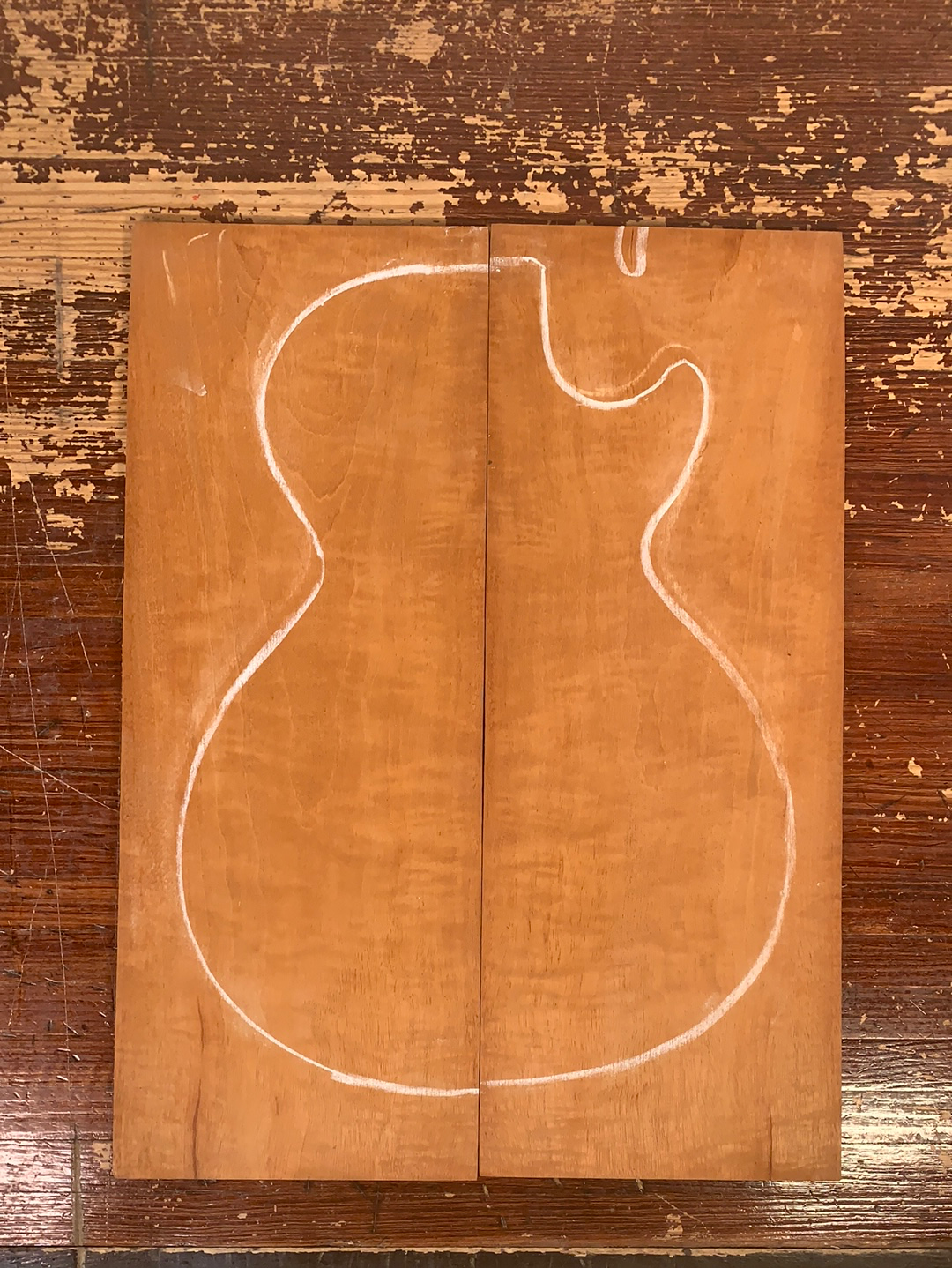 Figured Mahogany Drop Top