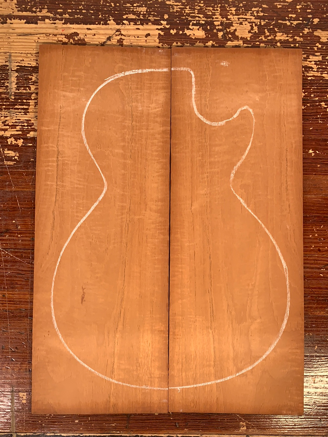 Figured Mahogany Drop Top