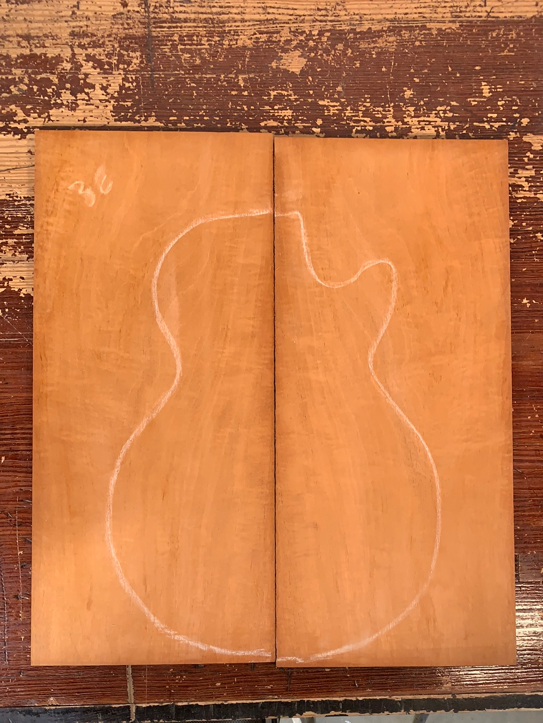 Flamed Mahogany Drop Top