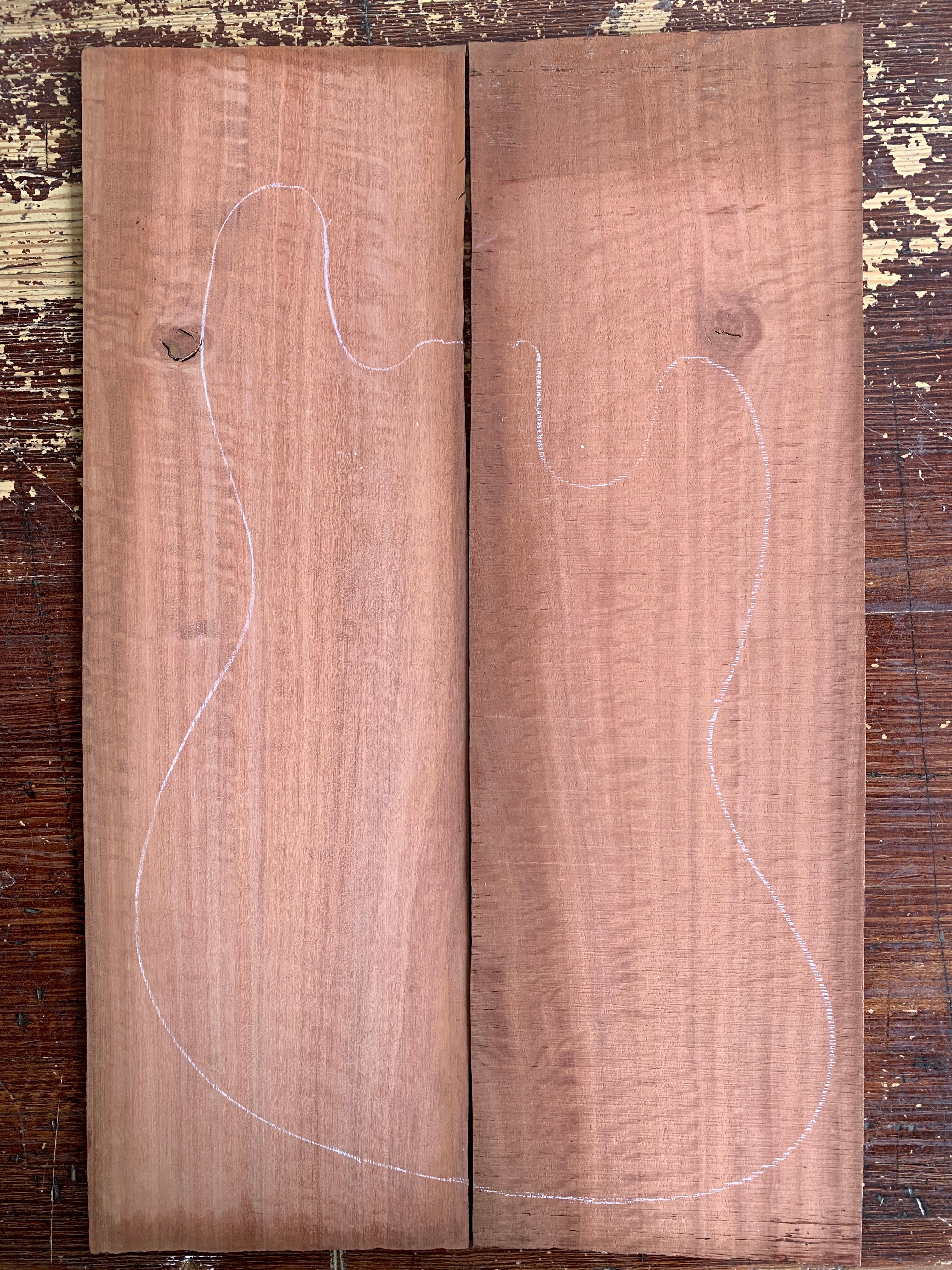 Figured Pink Gum