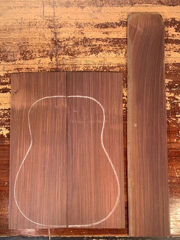 Indian Rosewood Acoustic Guitar Back and Sides Set