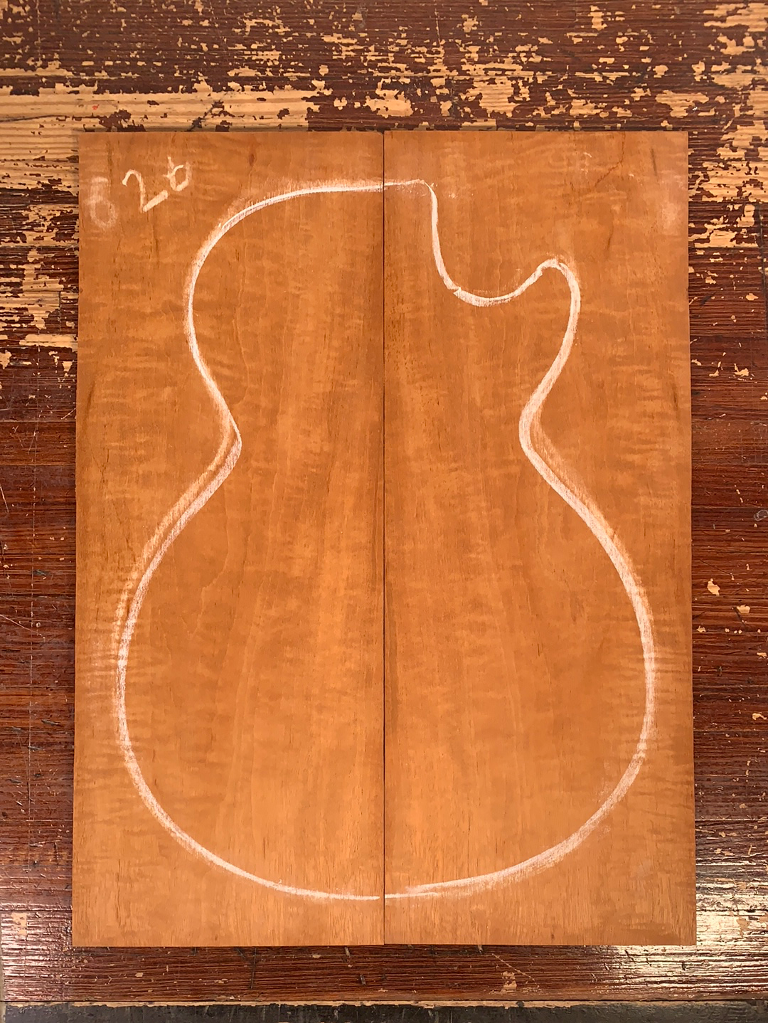 Figured Mahogany Drop Top