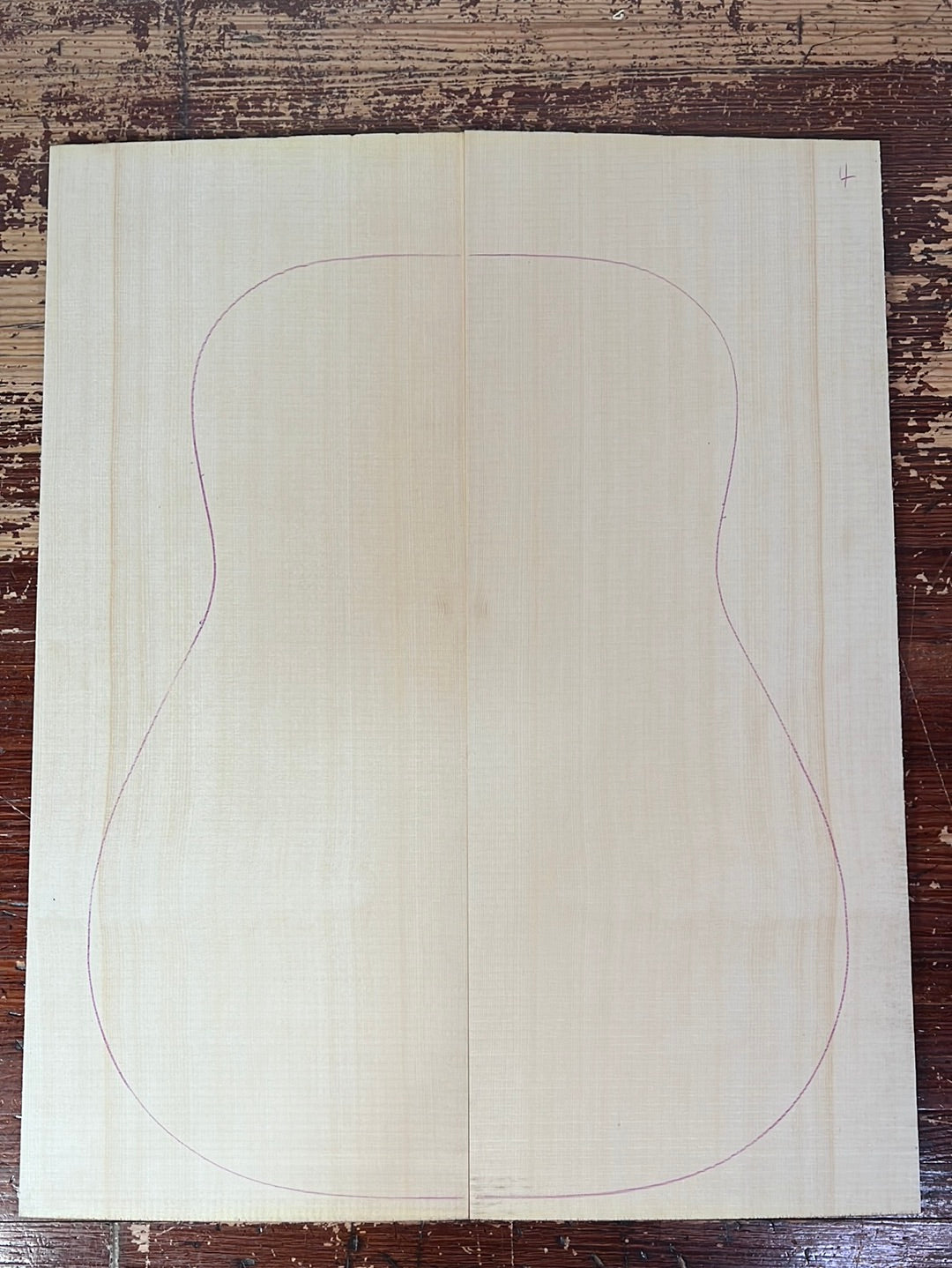 Alaskan Yellow Cedar Acoustic Guitar Top 3A