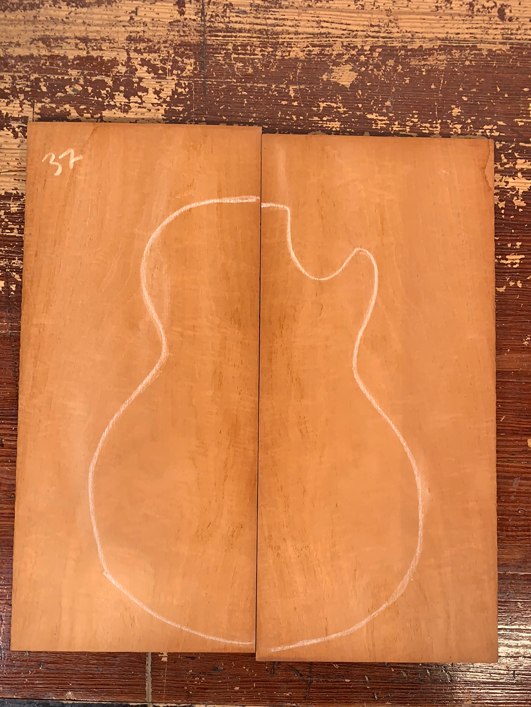 Flamed Mahogany Drop Top