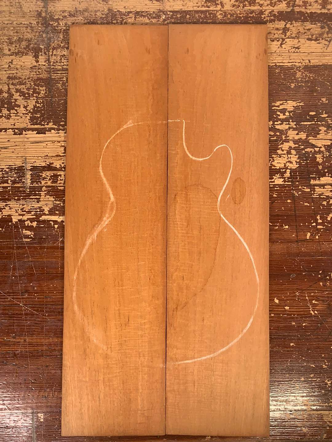 Figured Mahogany Drop Top