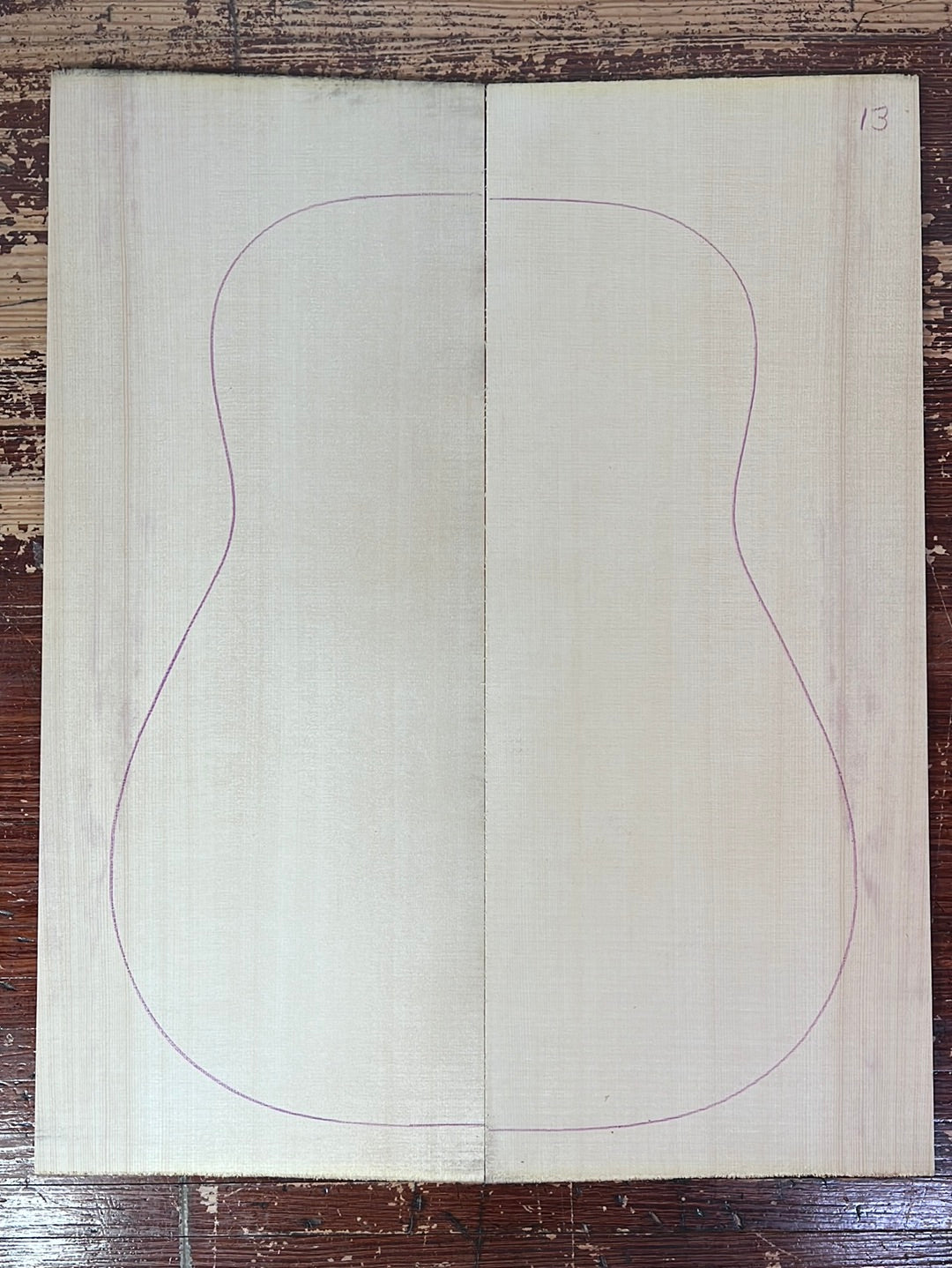 Alaskan Yellow Cedar Acoustic Guitar Top 3A