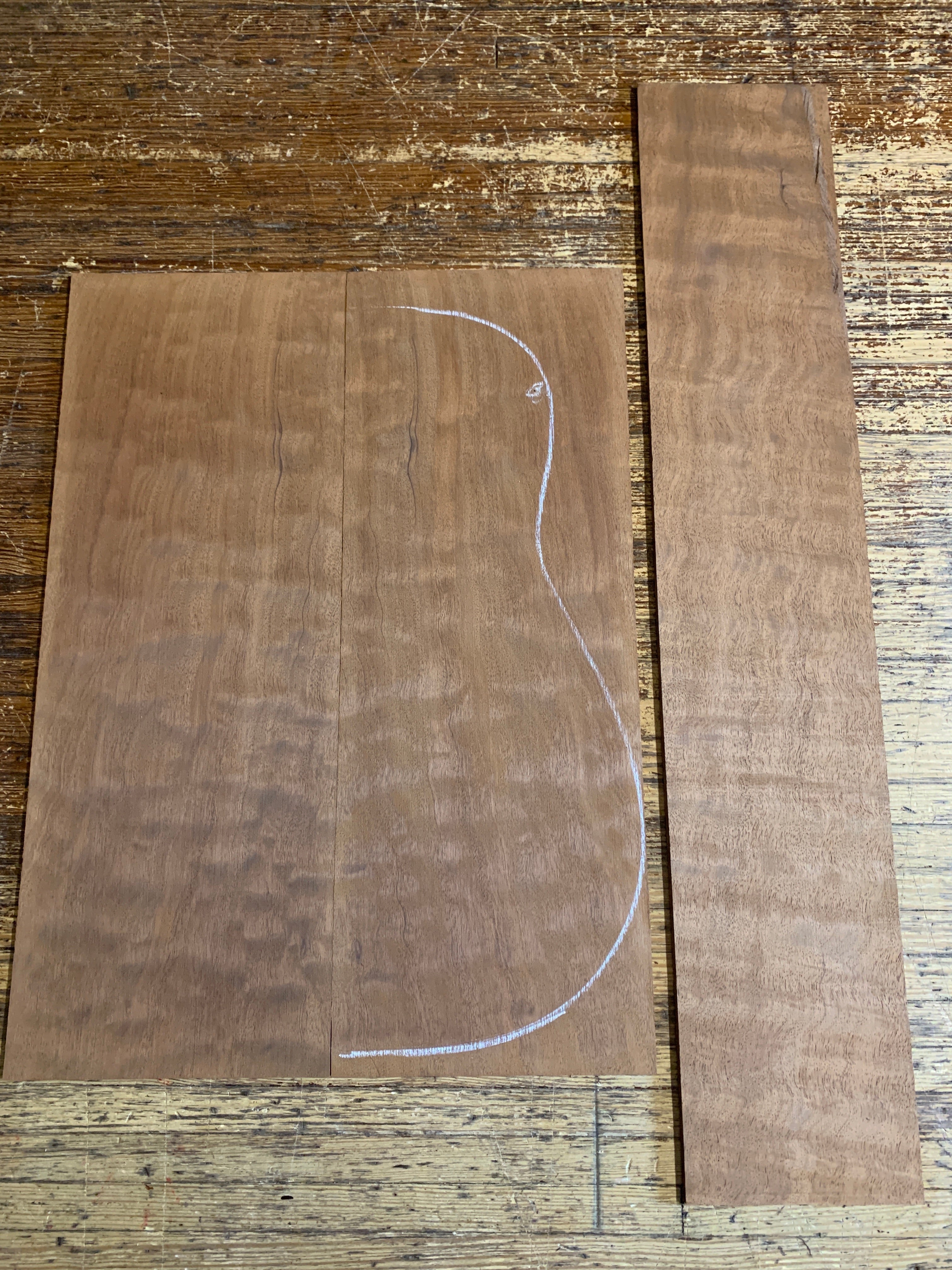 “The Tree” quilted Mahogany Dread Set