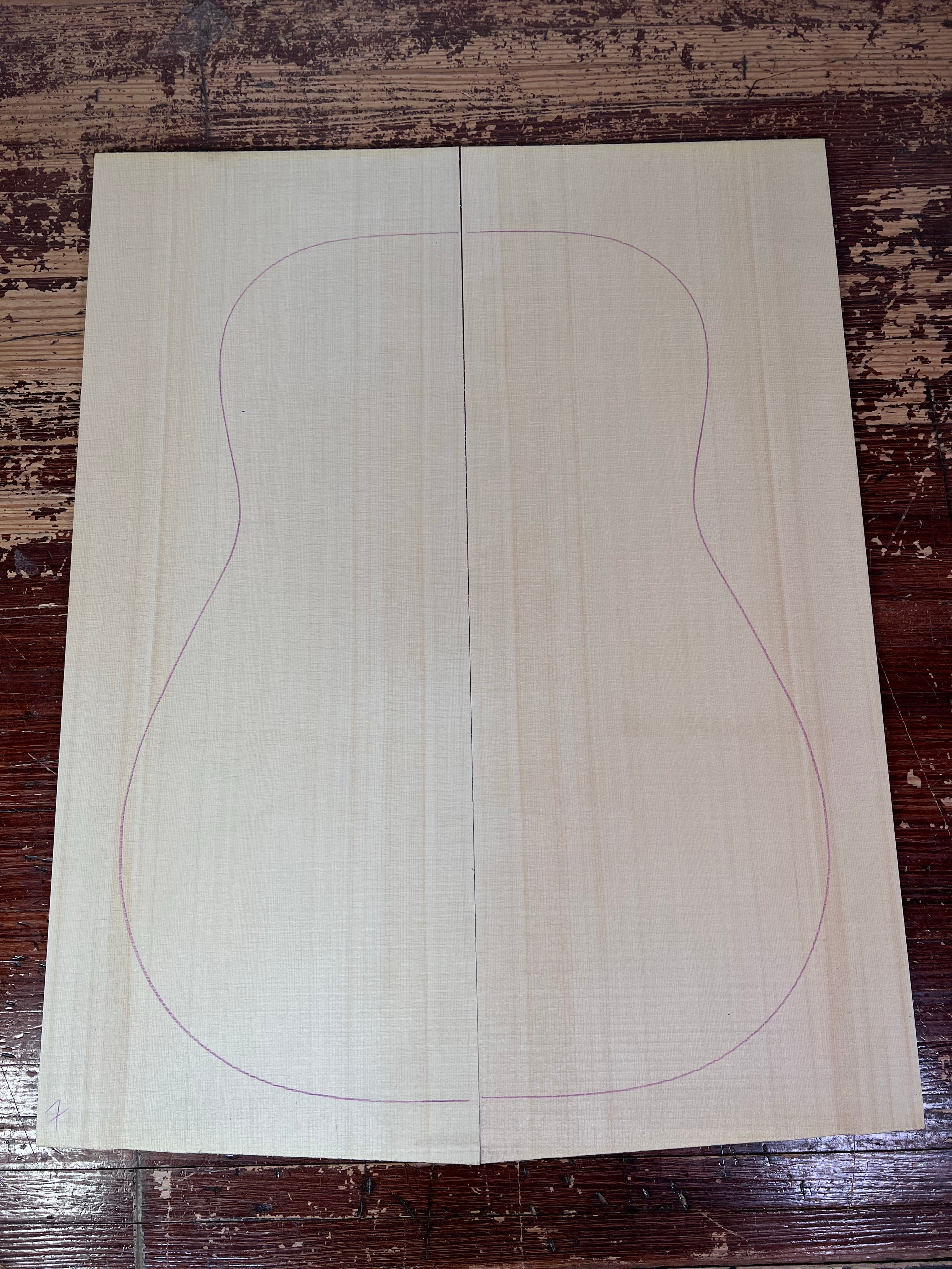 Alaskan Yellow Cedar Acoustic Guitar Top Master Grade