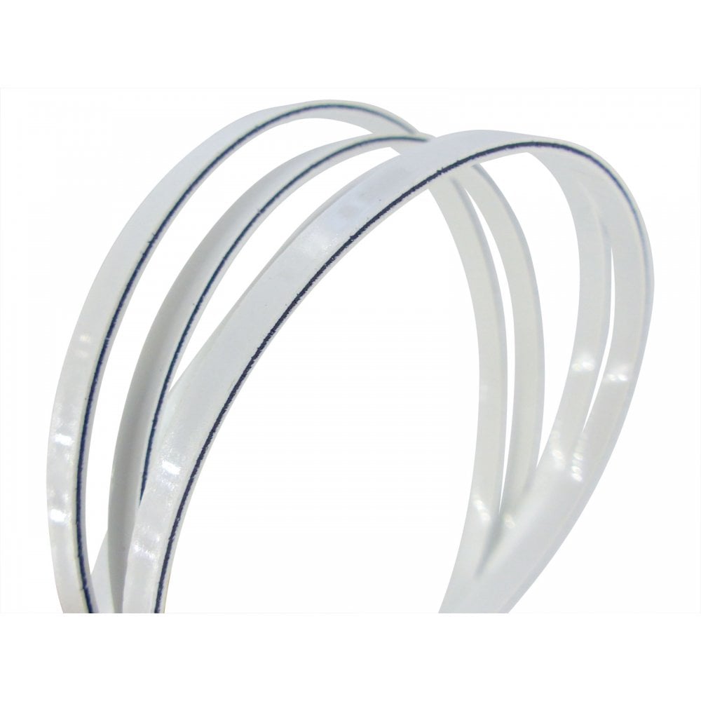 White/Black/White Plain Celluloid Guitar Binding