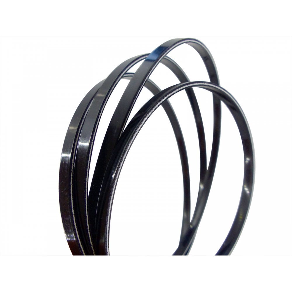 Black/White/Black Plain Celluloid Guitar Binding